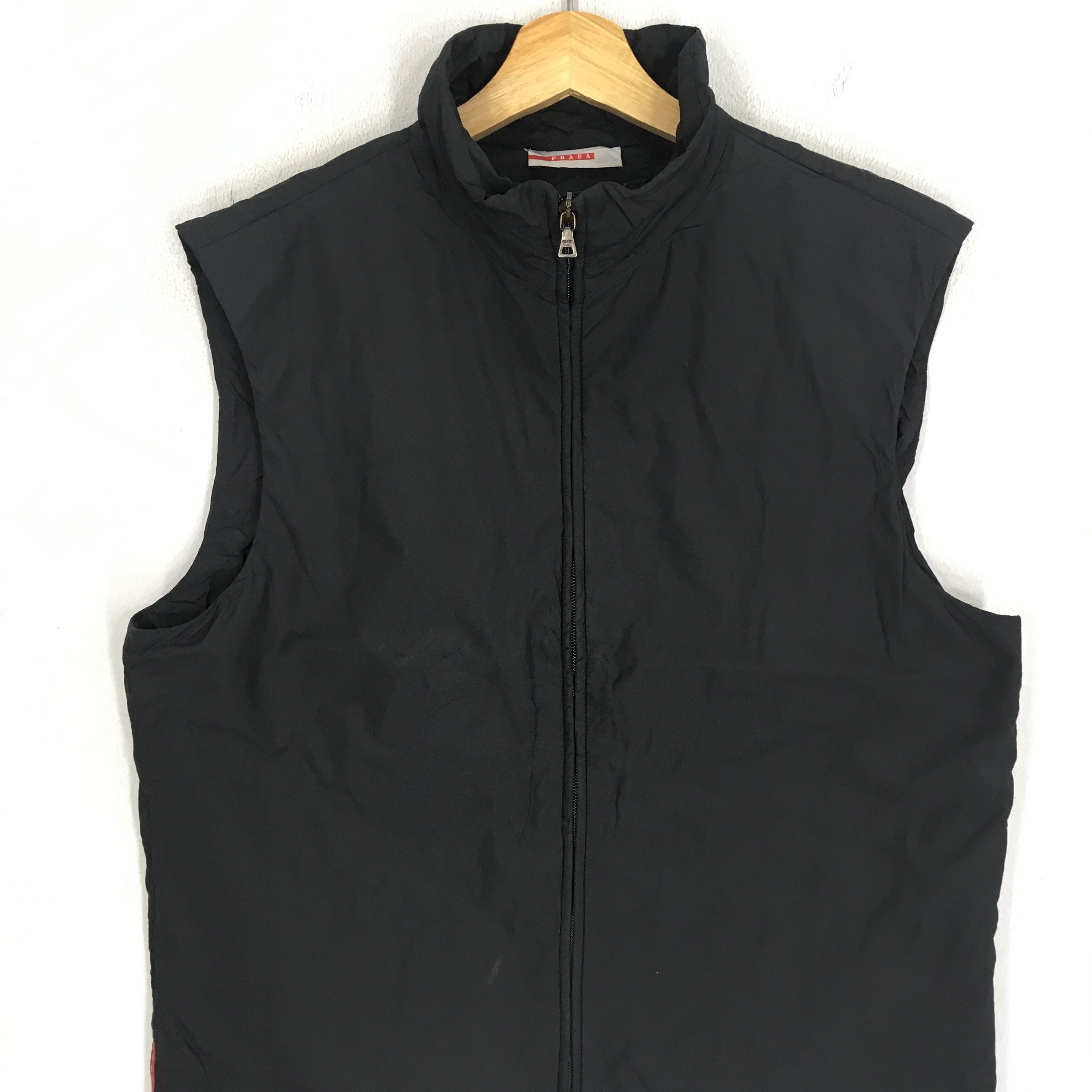 Prada Vintage Prada Sleeve Less Coat Made In Italy Size US XL / EU 56 / 4 - 3 Thumbnail