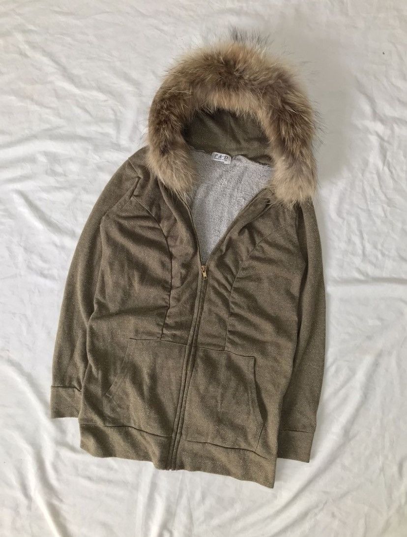 Japanese Brand Glitter LGB If Six Was Nine Style Fur Hoodie Jacket Size M / US 6-8 / IT 42-44 - 5 Thumbnail