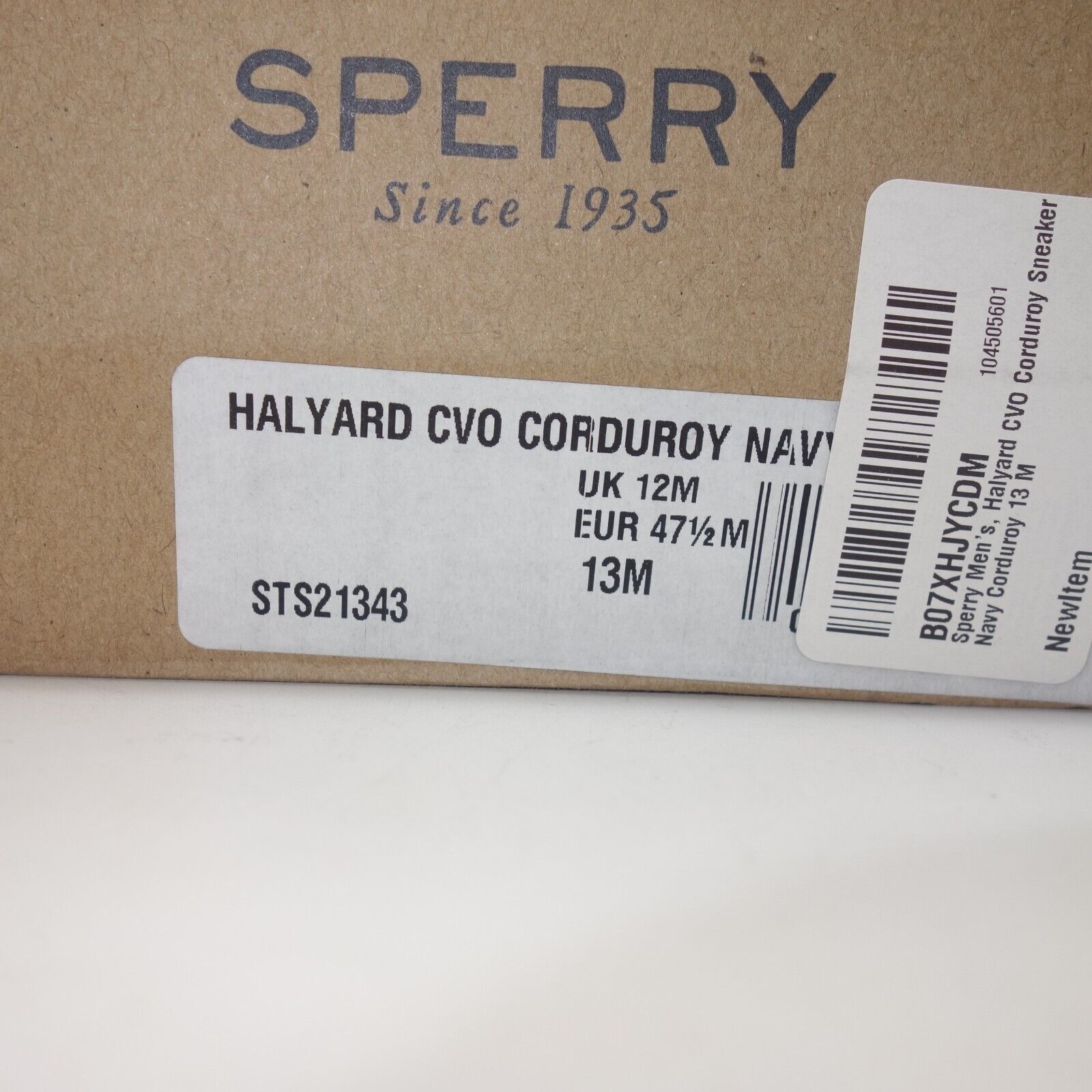 Sperry NEW Sperry Top Sider Halyard CVO Canvas Corduroy Shoes Size US 13 / EU 46 - 10 Thumbnail