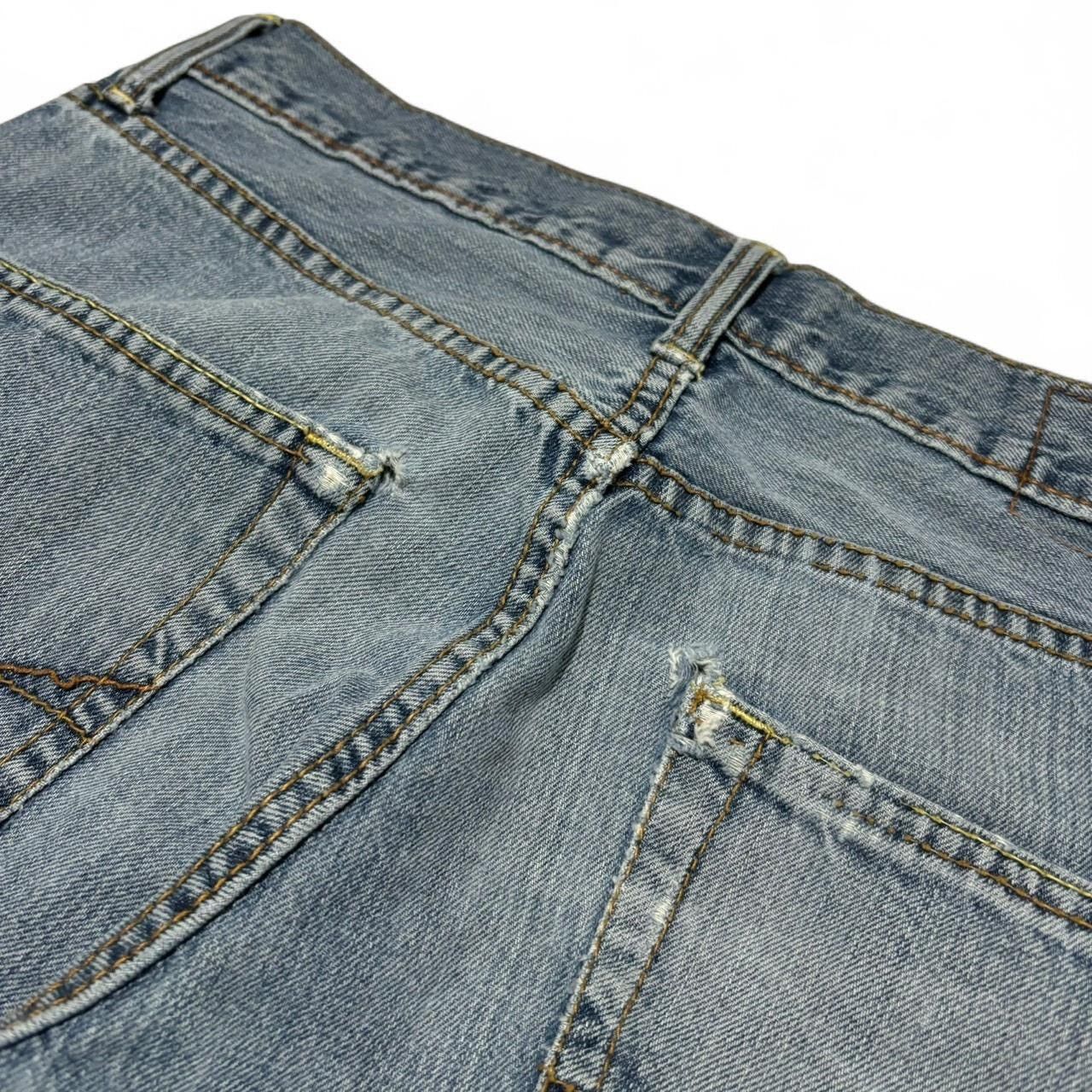 Bullhead Denim Co. × Vintage Vintage Y2K Faded Blue Straight Leg Fit Denim Jeans Size US 30 / EU 46 - 8 Thumbnail