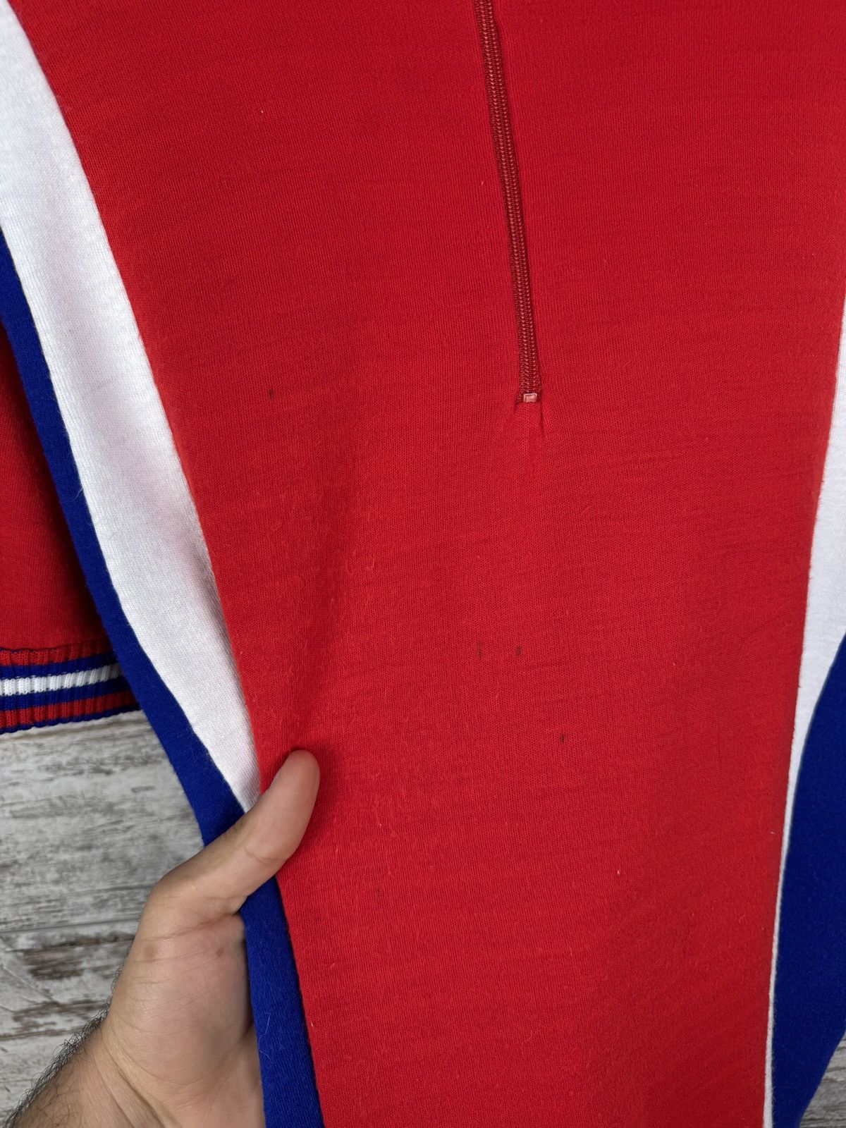 Vintage 70s Audax UK Vintage Wool Cycling Jersey T-shirt tee mens Size US L / EU 52-54 / 3 - 8 Thumbnail