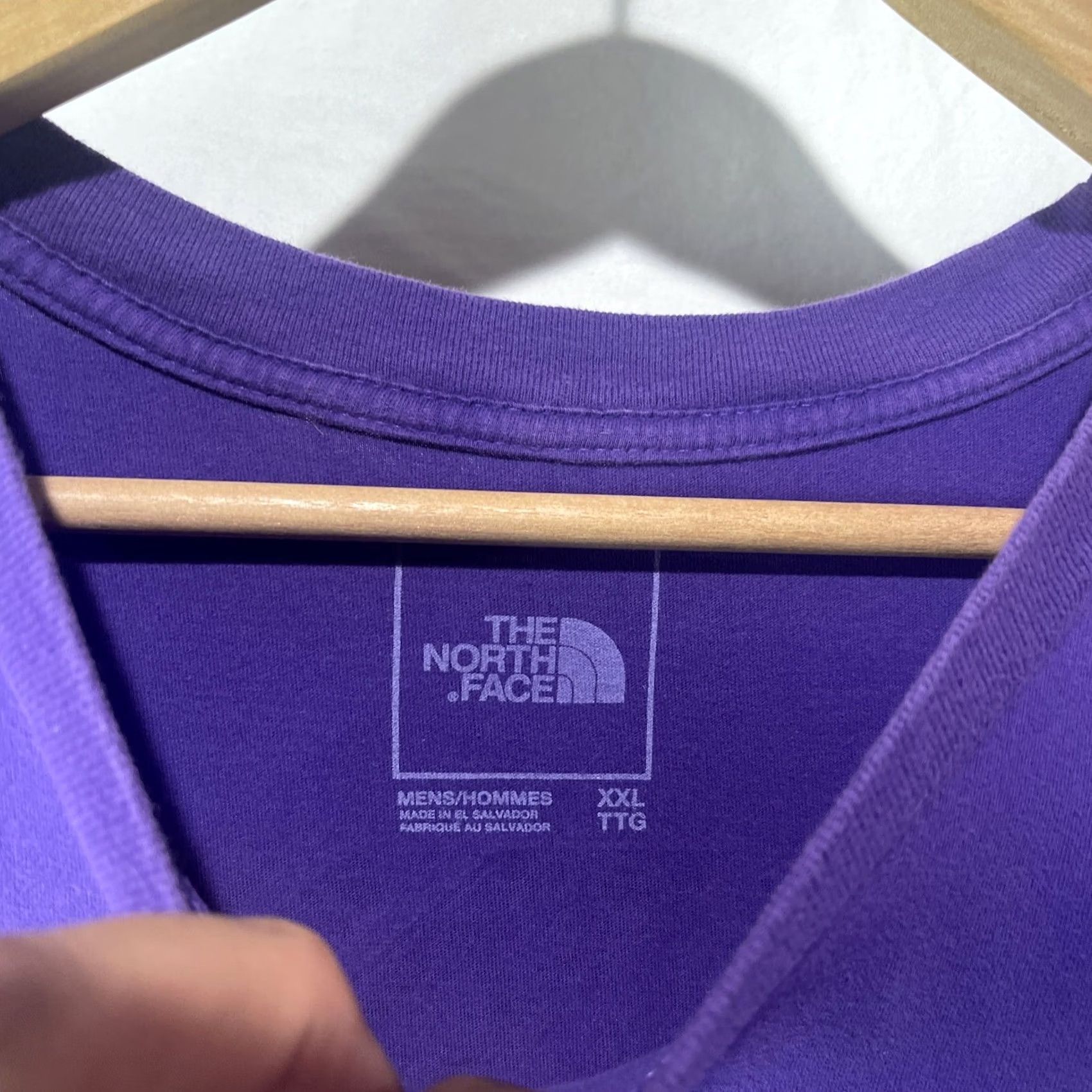 The North Face The North Face VIPeak Graphic T-Shirt Men XXL Purple Cotton Logo Short Sleeve Crew Neck Sportswear Regular Fits Size US XXL / EU 58 / 5 - 6 Thumbnail