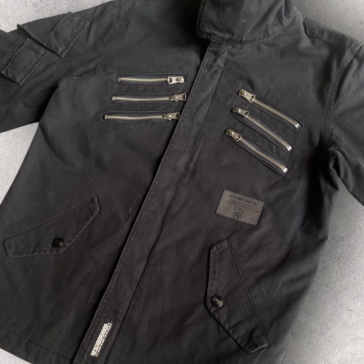 Neighborhood Neighborhood 2002 Zip Biker Jacket Size US S / EU 44-46 / 1 - 2 Thumbnail