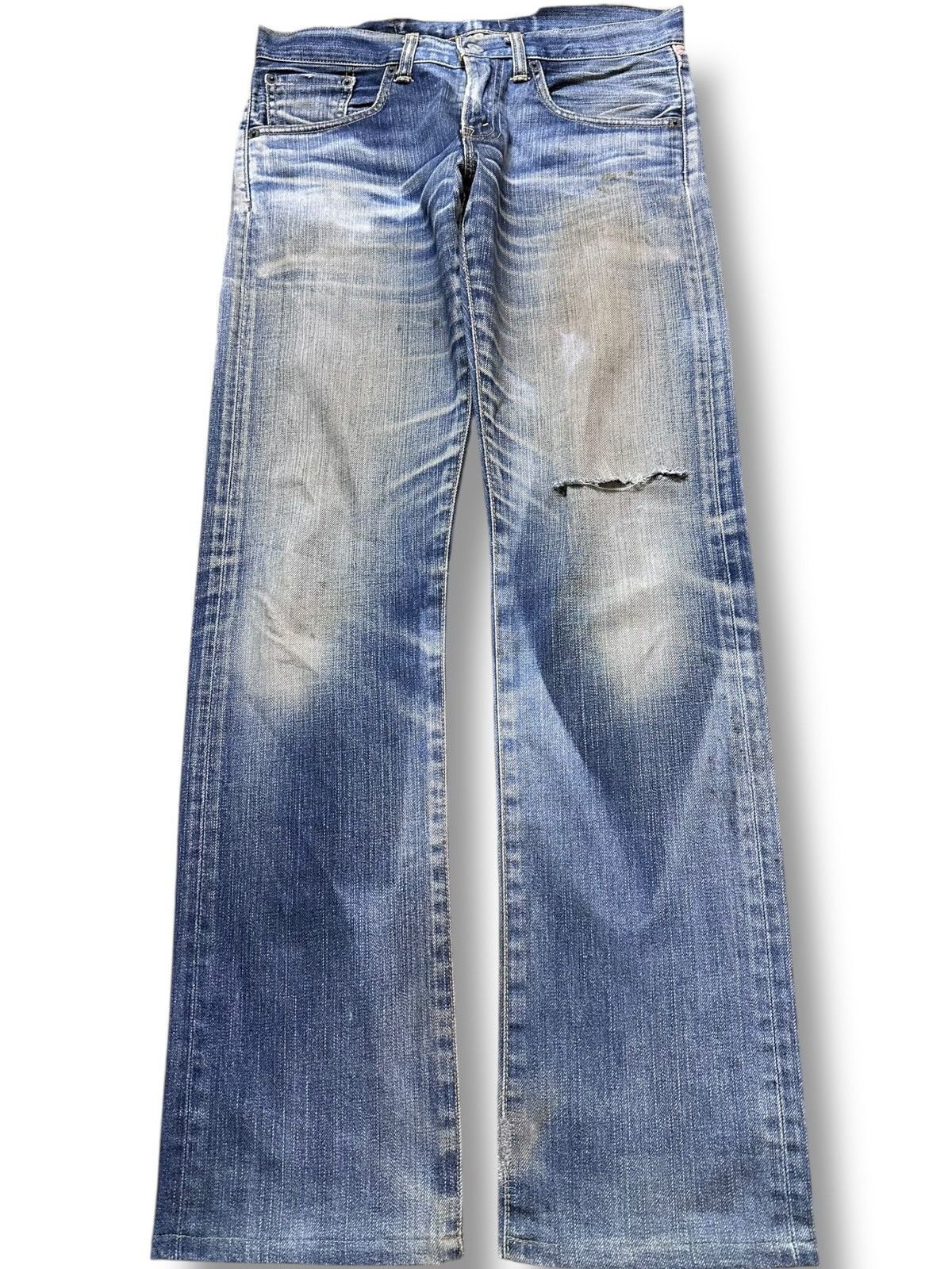 Levi's Vintage Clothing Vintage Levi’s Mudwash Faded Rainbow Flag Distressed Denim Size US 30 / EU 46 - 1 Thumbnail