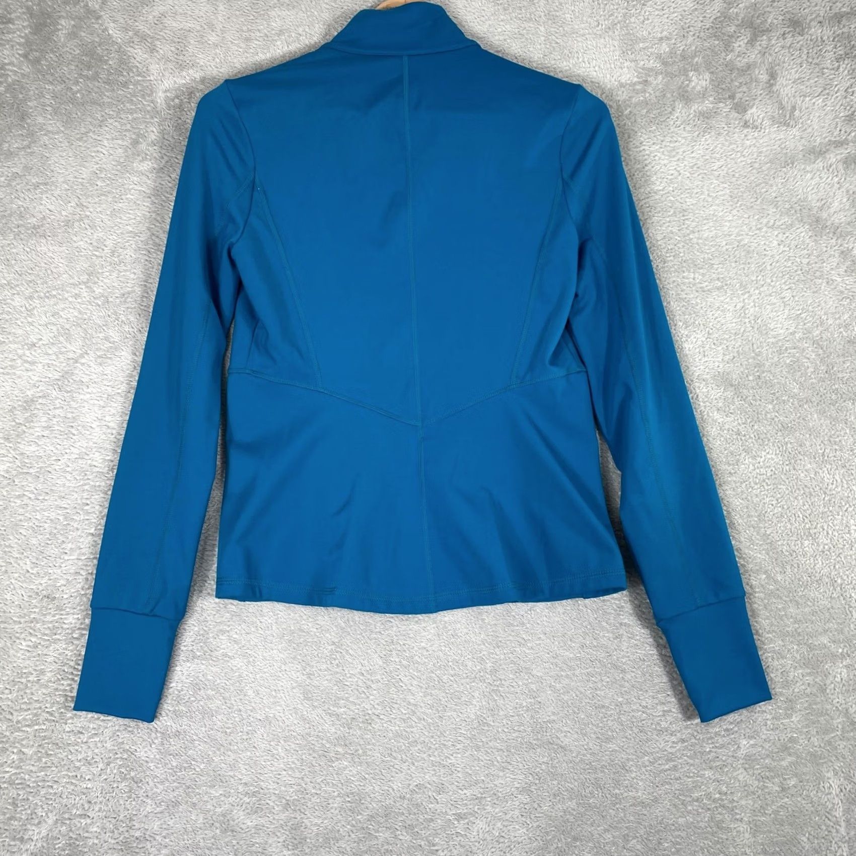 Altea Member's Mark Jacket Womens XS Teal Full Zip Thumbholes Fleece Lined Size XS / US 0-2 / IT 36-38 - 6 Thumbnail
