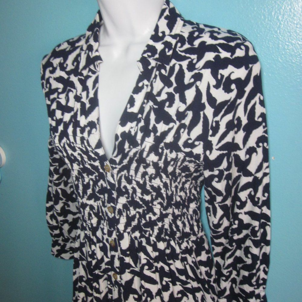 Anthropologie Maeve XS Smocked Tunic Size XS / US 0-2 / IT 36-38 - 9 Thumbnail