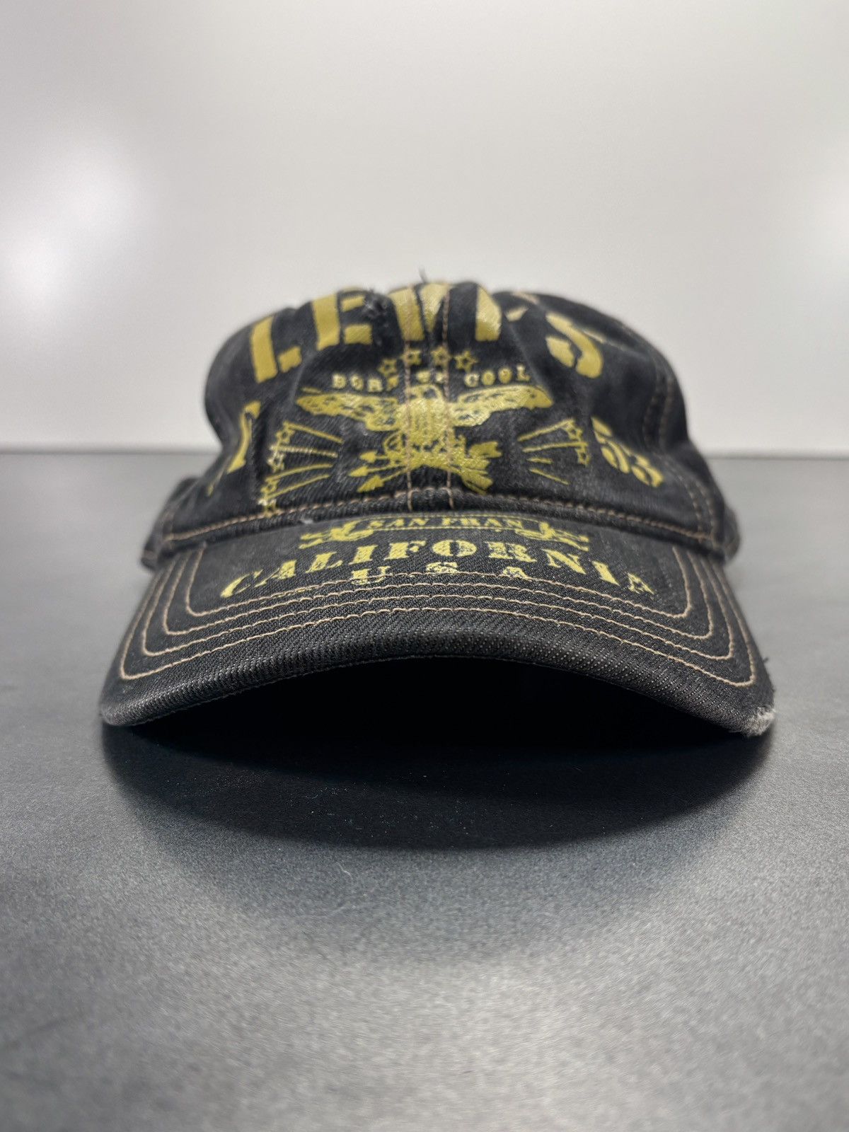 Levi's Y2K Levis Baseball Cap 2000s Vintage Printed Hat Von Dutch Size ONE SIZE - 4 Thumbnail