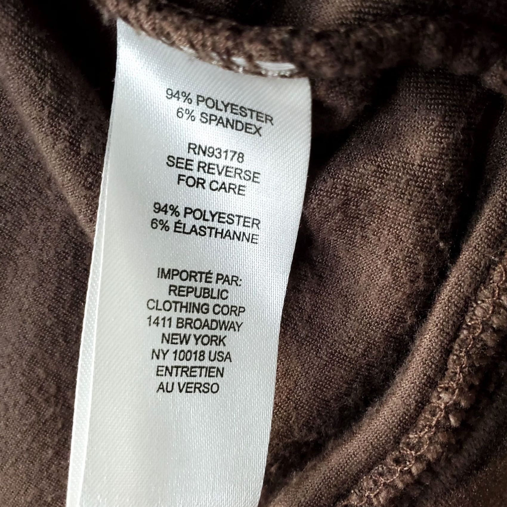 New Republic Truth Republic Velour Hoodie Womens XL Brown Crop Long Sleeve Zip Up Size XL / US 12-14 / IT 48-50 - 6 Thumbnail
