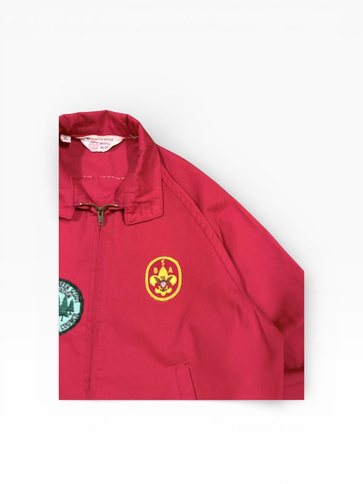 Vintage Vtg💥60’s Boys Scouts of America Patched Cotton Zipper Jacket Size US S / EU 44-46 / 1 - 9 Thumbnail