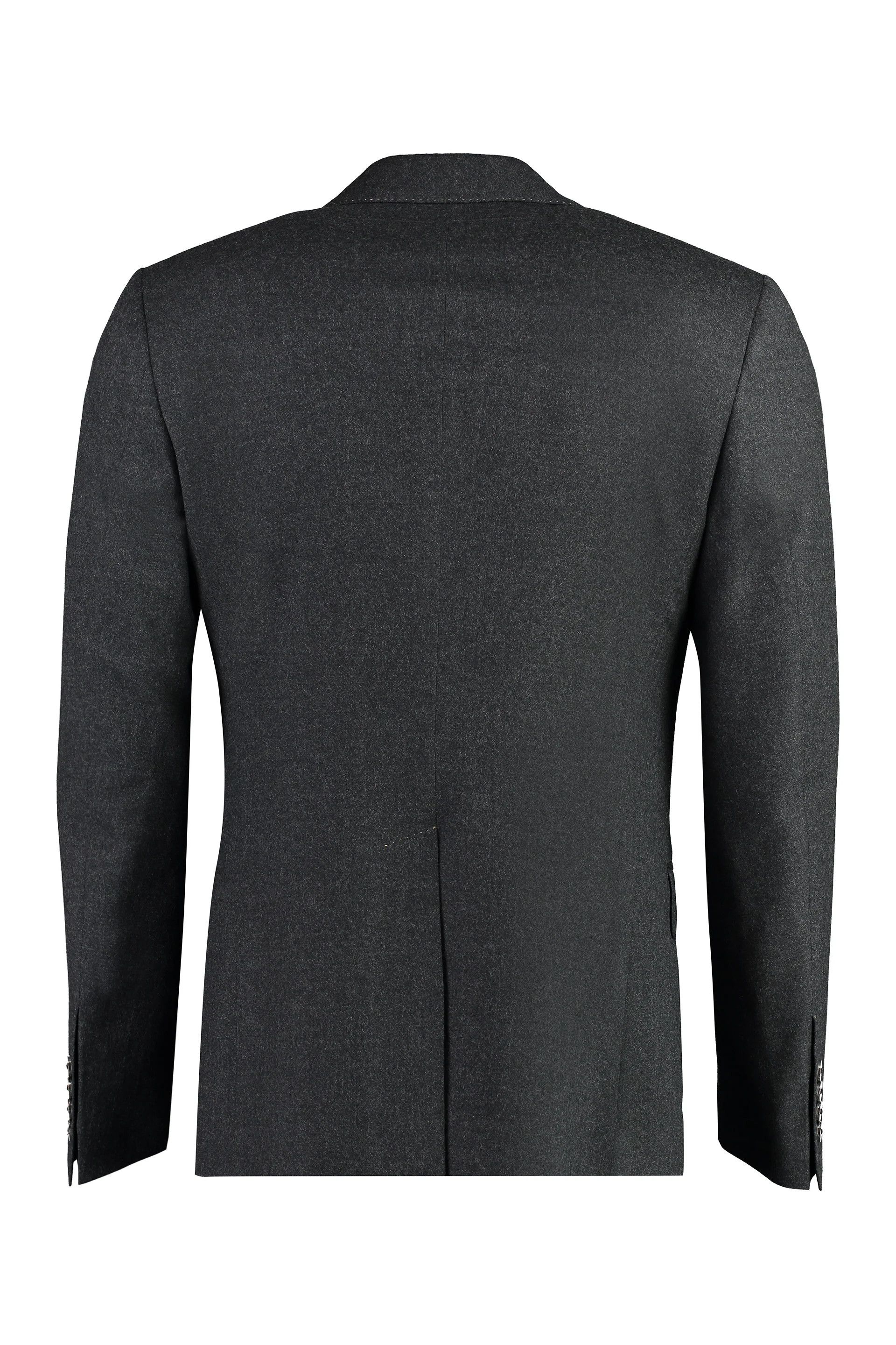Dolce & Gabbana o1y0125 Double-Breasted Blazer in Charcoal Size US M / EU 48-50 / 2 - 2 Thumbnail