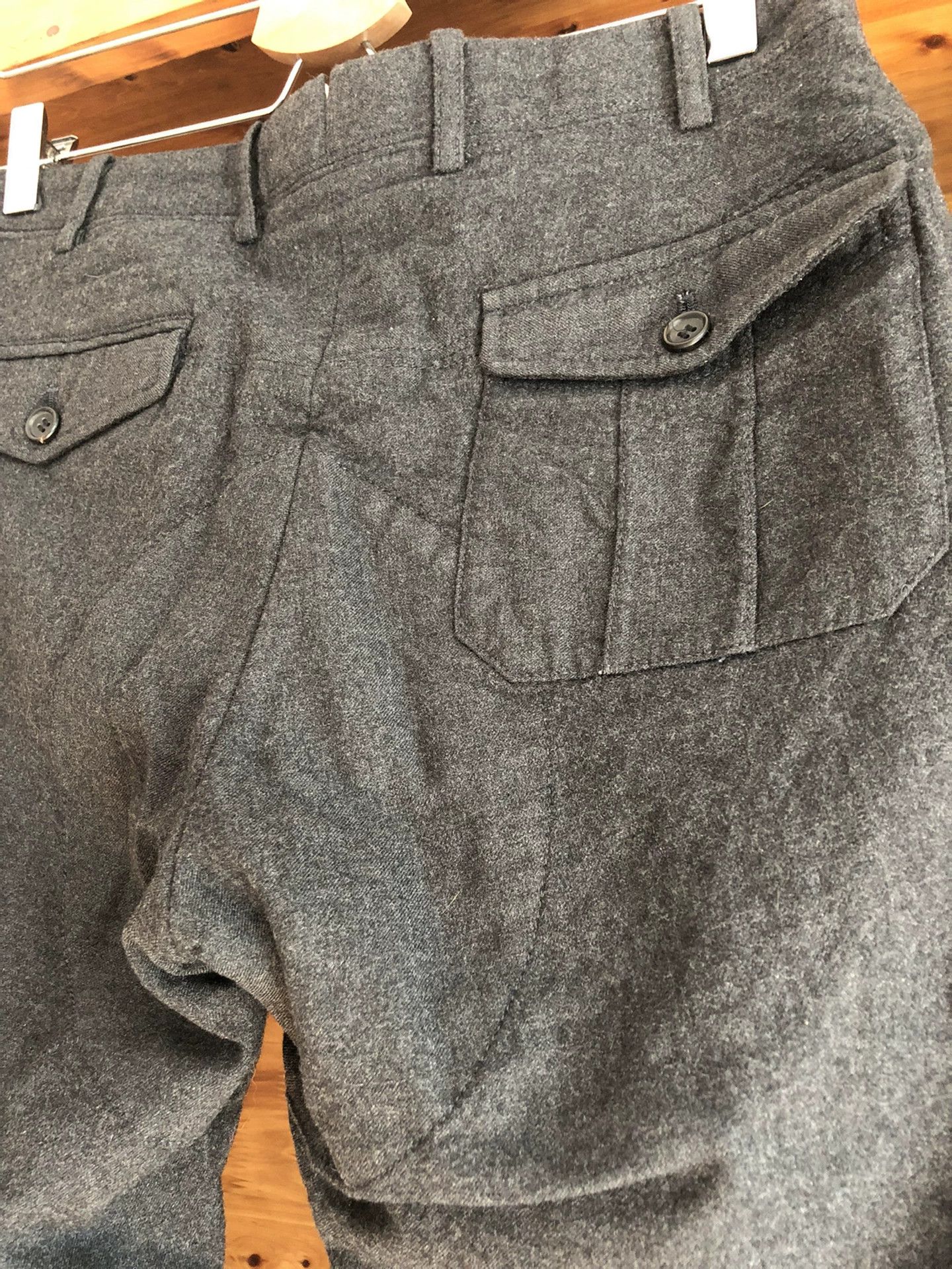 Visvim VISVIM SLACKS 100% Wool Knee Reinforced Cuff Button S Size US 28 / EU 44 - 8 Thumbnail