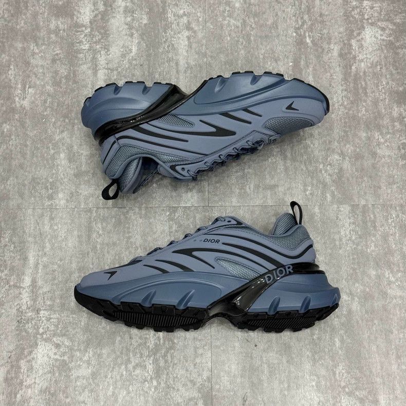Dior Dior Dior B44 Blade Blue Thick Sole Sneakers-2507 Size US 10.5 / EU 43-44 - 4 Thumbnail