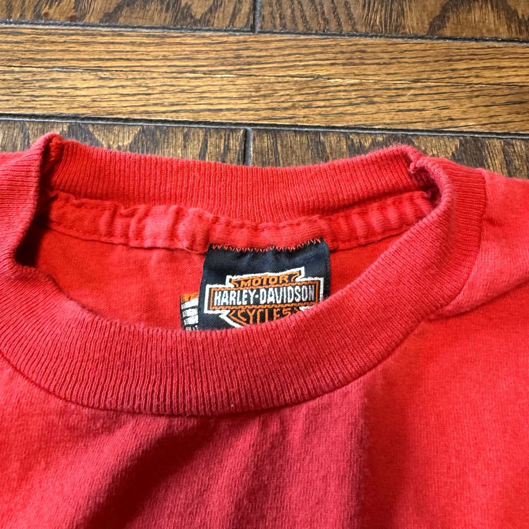 Harley Davidson VINTAGE Harley-Davidson T-Shirt Helsinki Finland Graphic Print Crew Neck Black XL Men 90s Single Stitch Size US XL / EU 56 / 4 - 5 Thumbnail