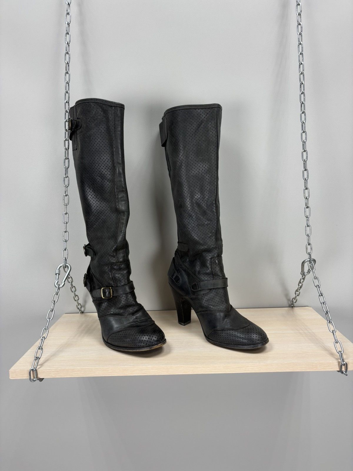 Womens boots Belstaff Size 39 Color Gray/Black