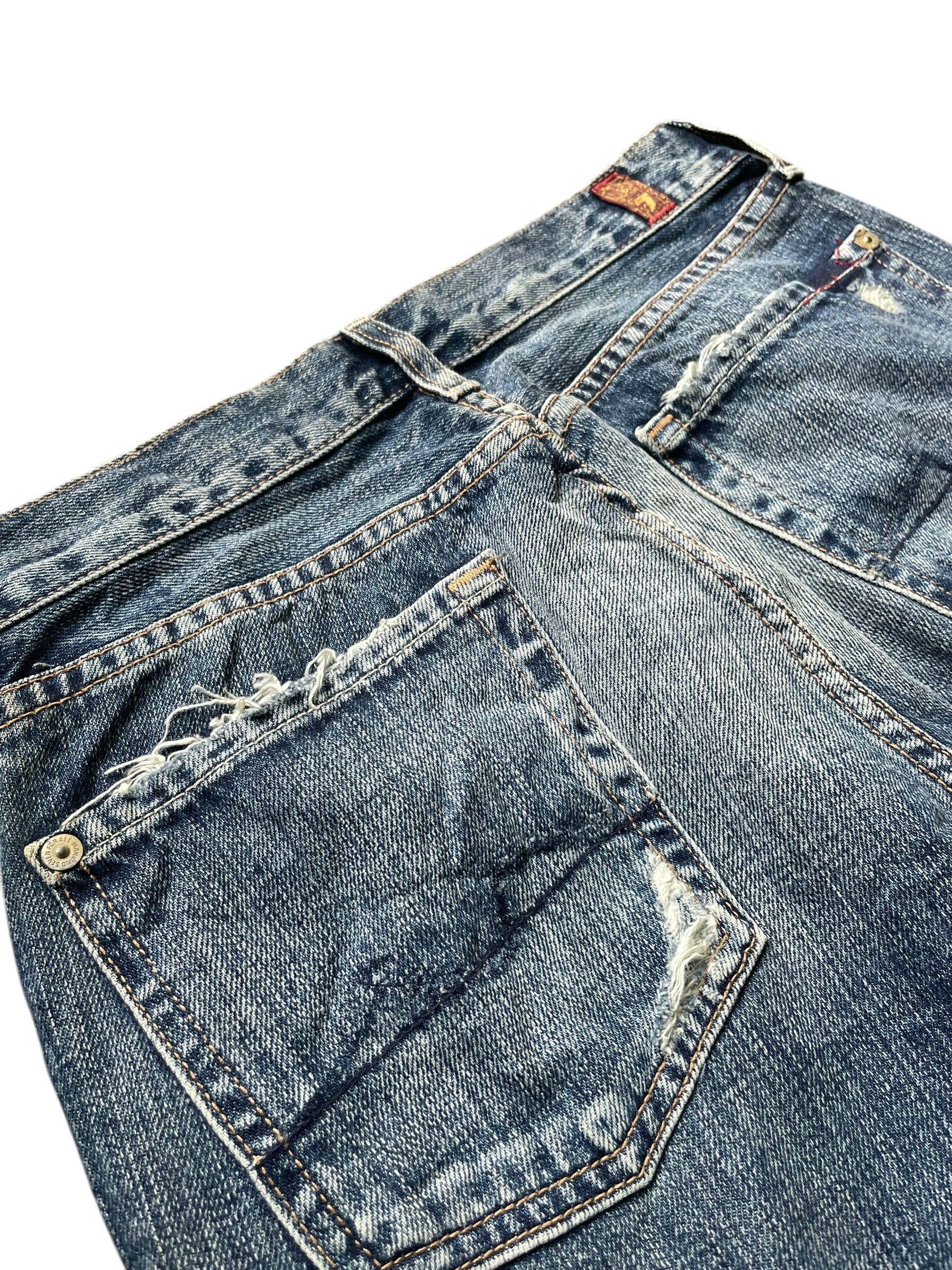 7 For All Mankind Flare 7 For All Mankind Distresed Denim Size 29" - 5 Thumbnail