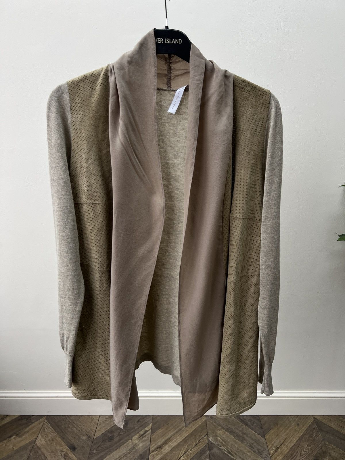 Fabiana Filippi Vintage Fabiana Filippi Beige women’s Cardigan Open Front Size M / US 6-8 / IT 42-44 - 3 Thumbnail
