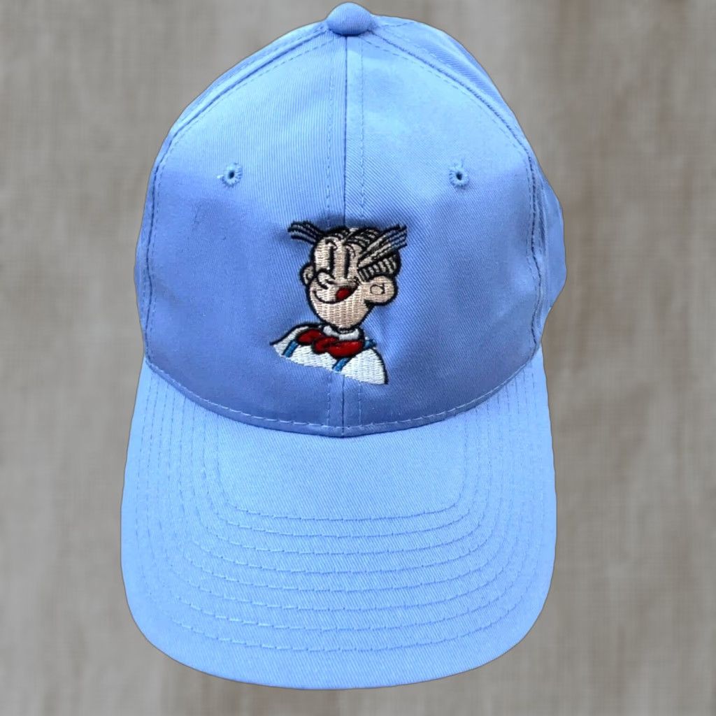 Vintage VINTAGE Dagwood Hat Cap Snapback Blue Comic Book Sandwich Shop Ball Dad Y2K OC Men Adjustable Cotton Classic Logo Advertising Cartoon Hipster Retro Size ONE SIZE - 1 Thumbnail