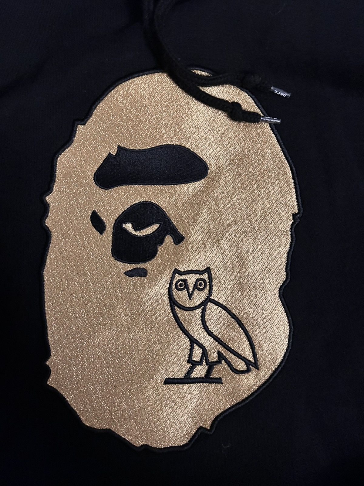 Bape × October's Very Own Bape X OVO Gold Head Ape Hoodie Size US M / EU 48-50 / 2 - 3 Thumbnail