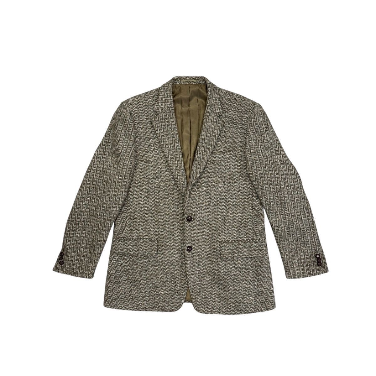 Harris Tweed Harris Tweed Wool Blazer Size fit chest 107 cm 42" Regular Size 42R - 1 Thumbnail