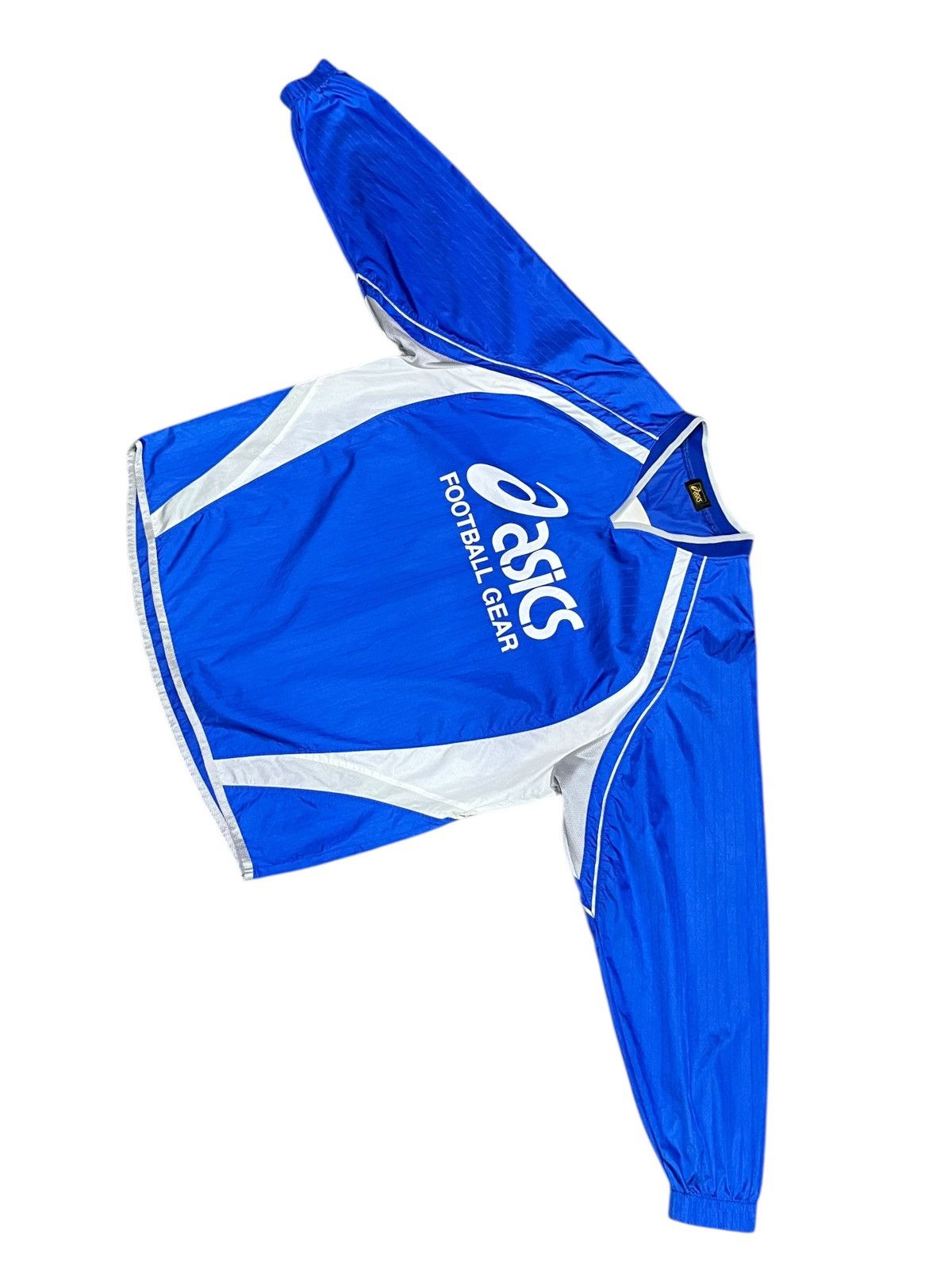 Asics 🔥 90’s ASICS FOOTBALL GEAR Big Spellout Trainer Windbreaker Size US M / EU 48-50 / 2 - 3 Thumbnail