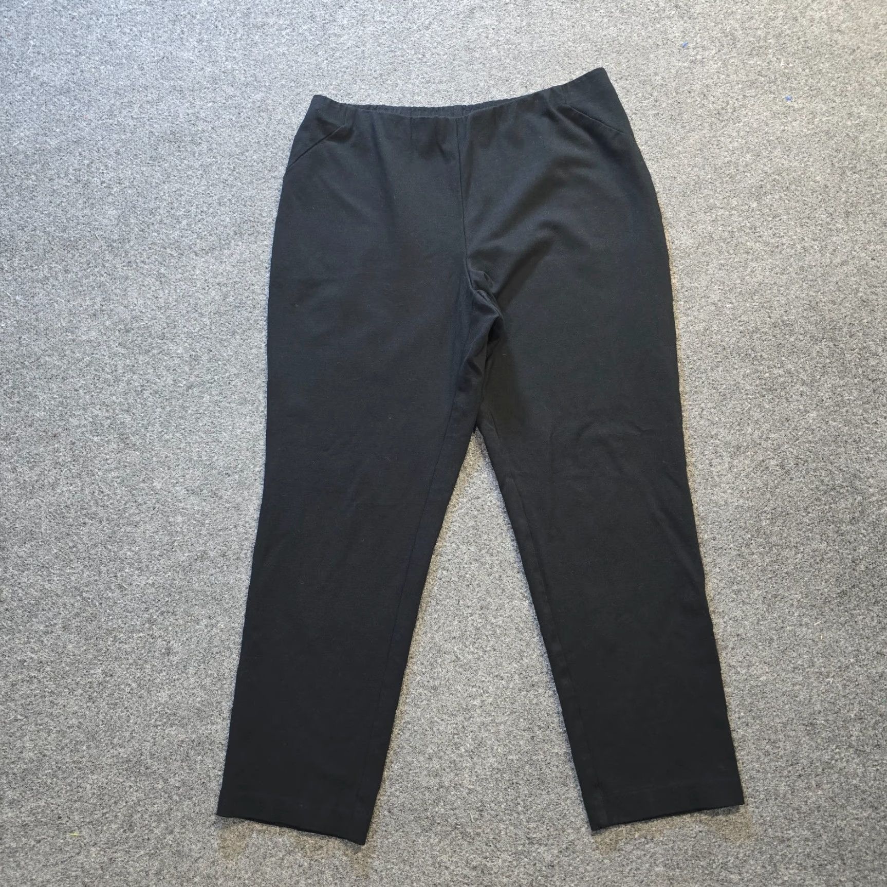 J. Jill J. Jill Pants Womens Large Black Ponte Slim Leg Pull On Stretch Casual Capsule Size 36" / US 14 / IT 50 - 2 Thumbnail