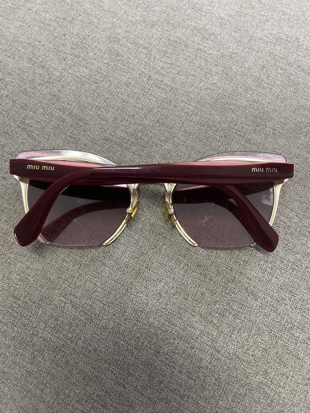 Miu Miu Miu Miu Pink Mirrored Sunglasess Size ONE SIZE - 3 Thumbnail
