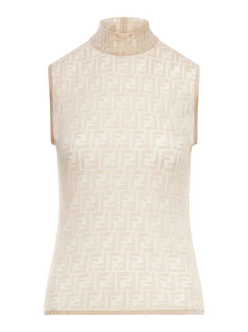 Fendi FF LACE TOP Size L / US 10 / IT 46 - 1 Thumbnail