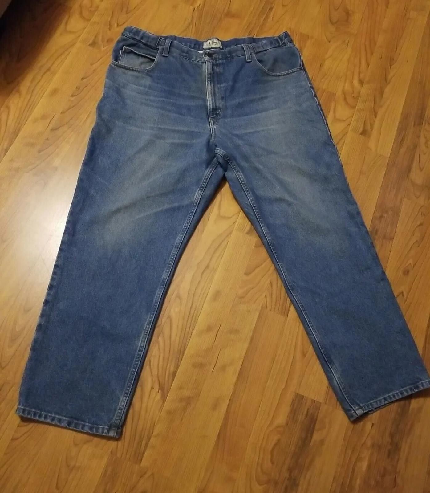 L.L. Bean LL Bean Men's Jeans 38 x 29 Adjustable Waist Cotton EUC Size US 38 / EU 54 - 4 Thumbnail