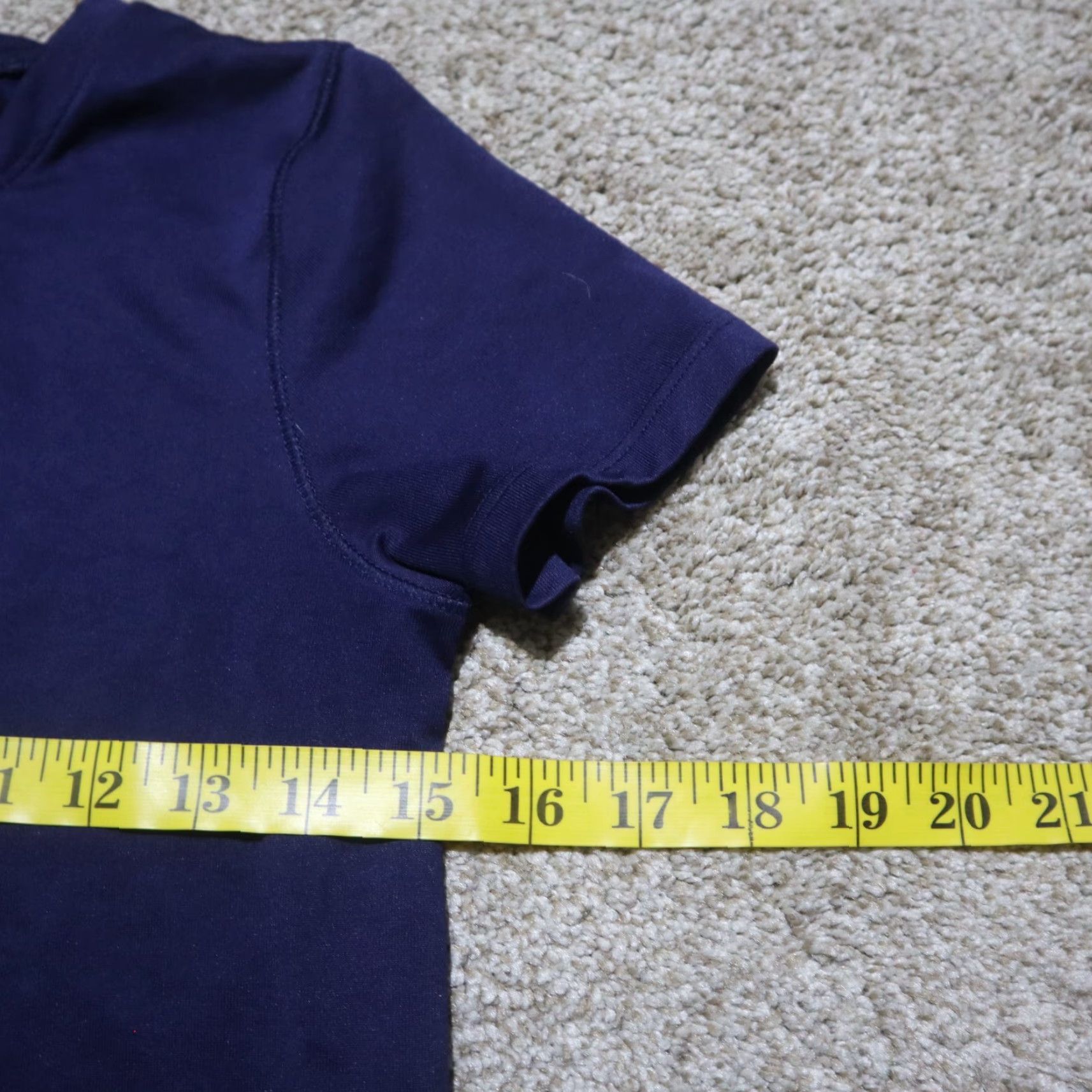 Under Armour Under Armour Heat Gear Shirt Women 2XS XS Pullover Short Sleeve Blue Running Top Shirt Breathable Lightweight All Seasons Casual Activewear Size XXS / US 00 / IT 34 - 4 Thumbnail