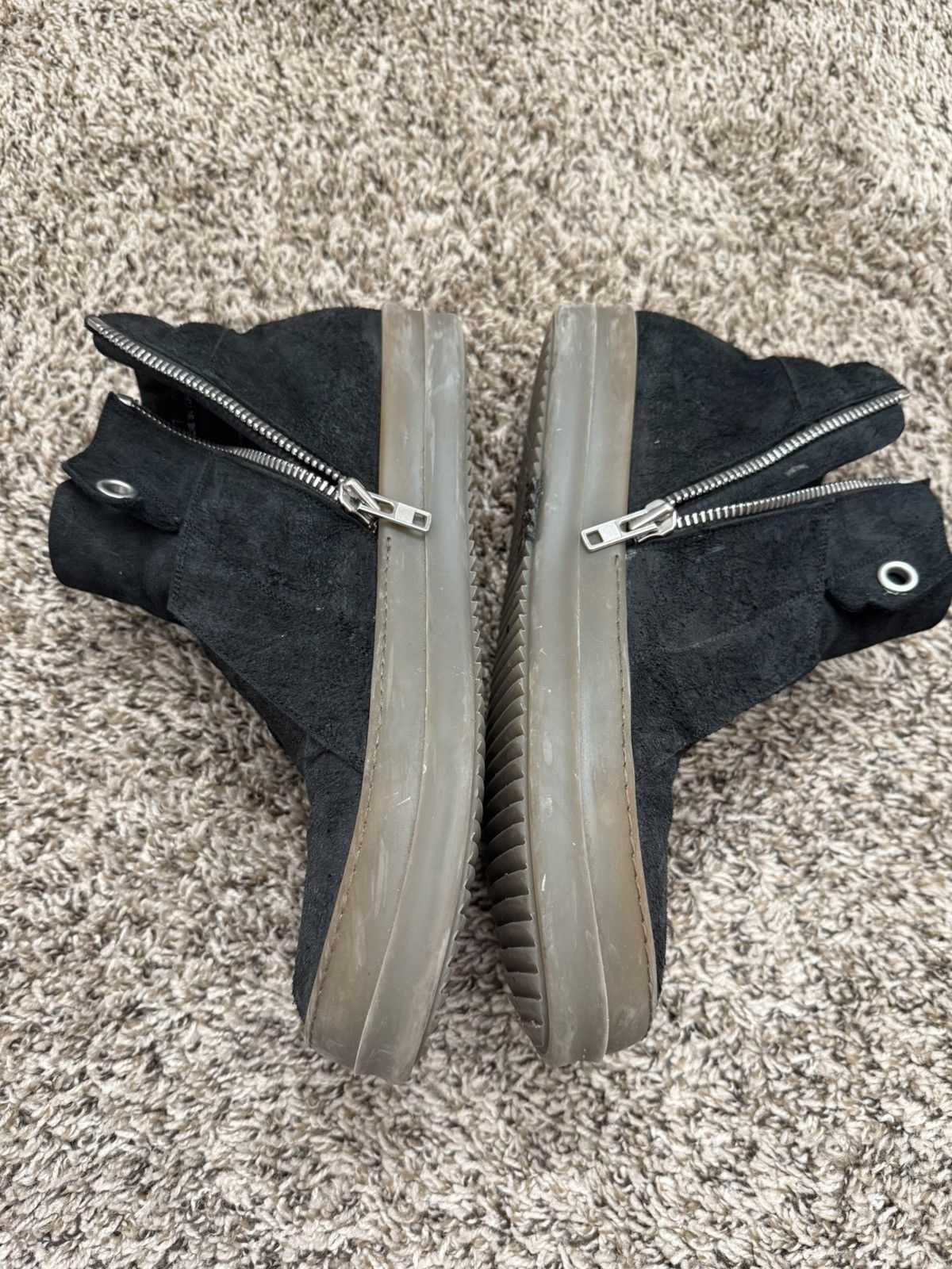 Rick Owens Rick Owens high tops Size US 11 / EU 44 - 3 Thumbnail