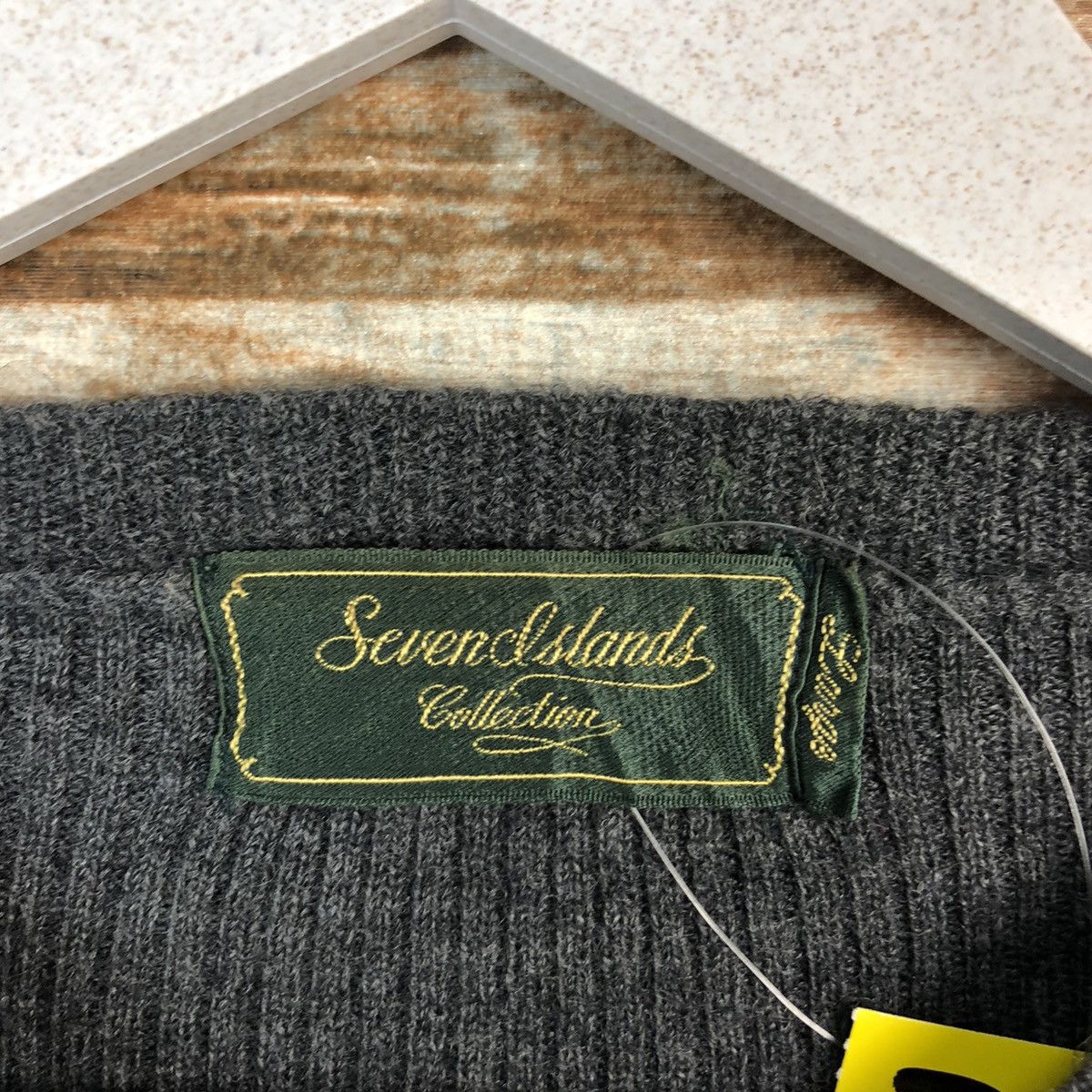 Homespun Knitwear × Japanese Brand Seven Island Grey Knitwear #A1356 Size M / US 6-8 / IT 42-44 - 9 Thumbnail