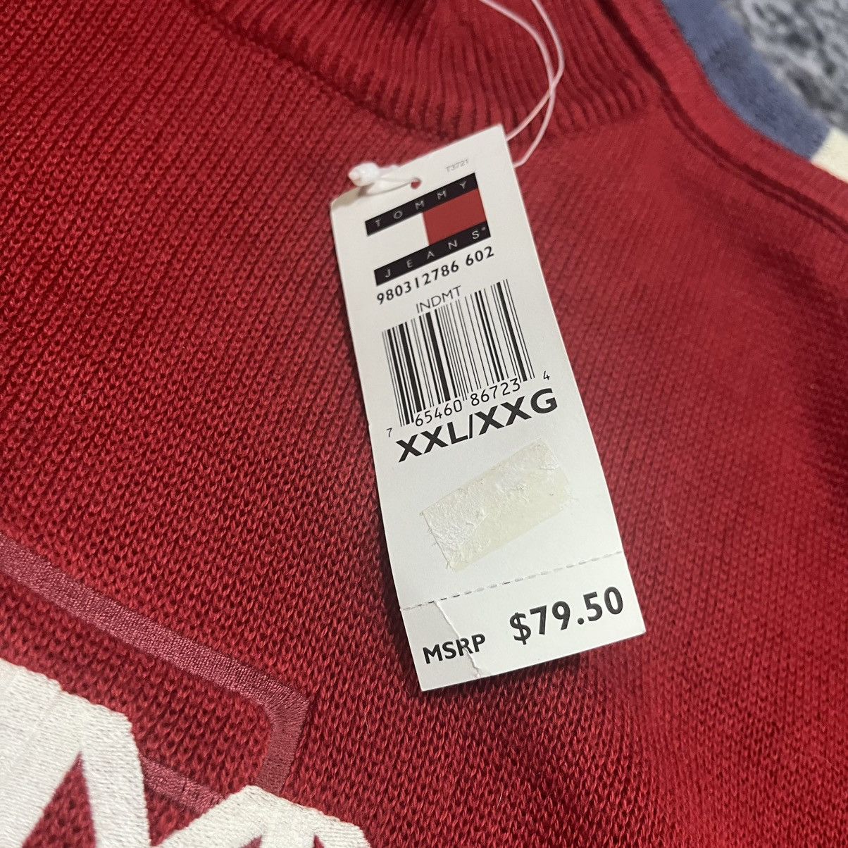Tommy Hilfiger Vintage Tommy Hilfiger Jeans Embroidered Logo 2000s Sweater Size US XXL / EU 58 / 5 - 5 Thumbnail