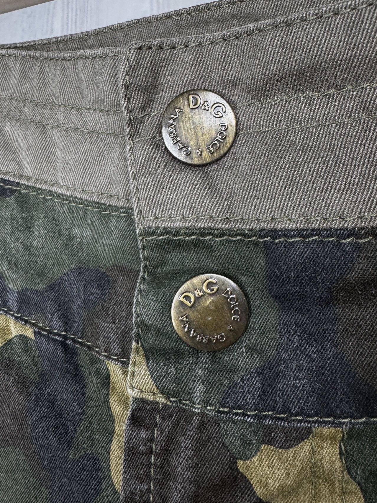 Dolce & Gabbana Dolce & Gabbana Vintage AW03 Strap Camo Pants Rare Size 26" / US 2 / IT 38 - 9 Thumbnail