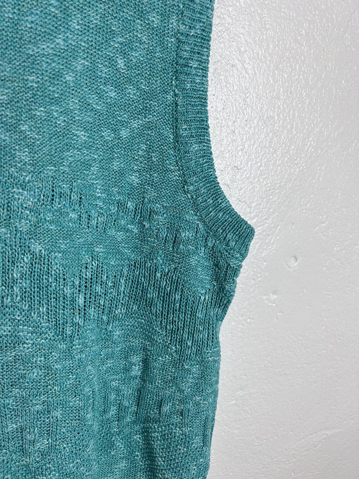 Yves Saint Laurent 80s Vintage Yves Saint Laurent Knitwear Sweater Vest Size US XL / EU 56 / 4 - 4 Thumbnail