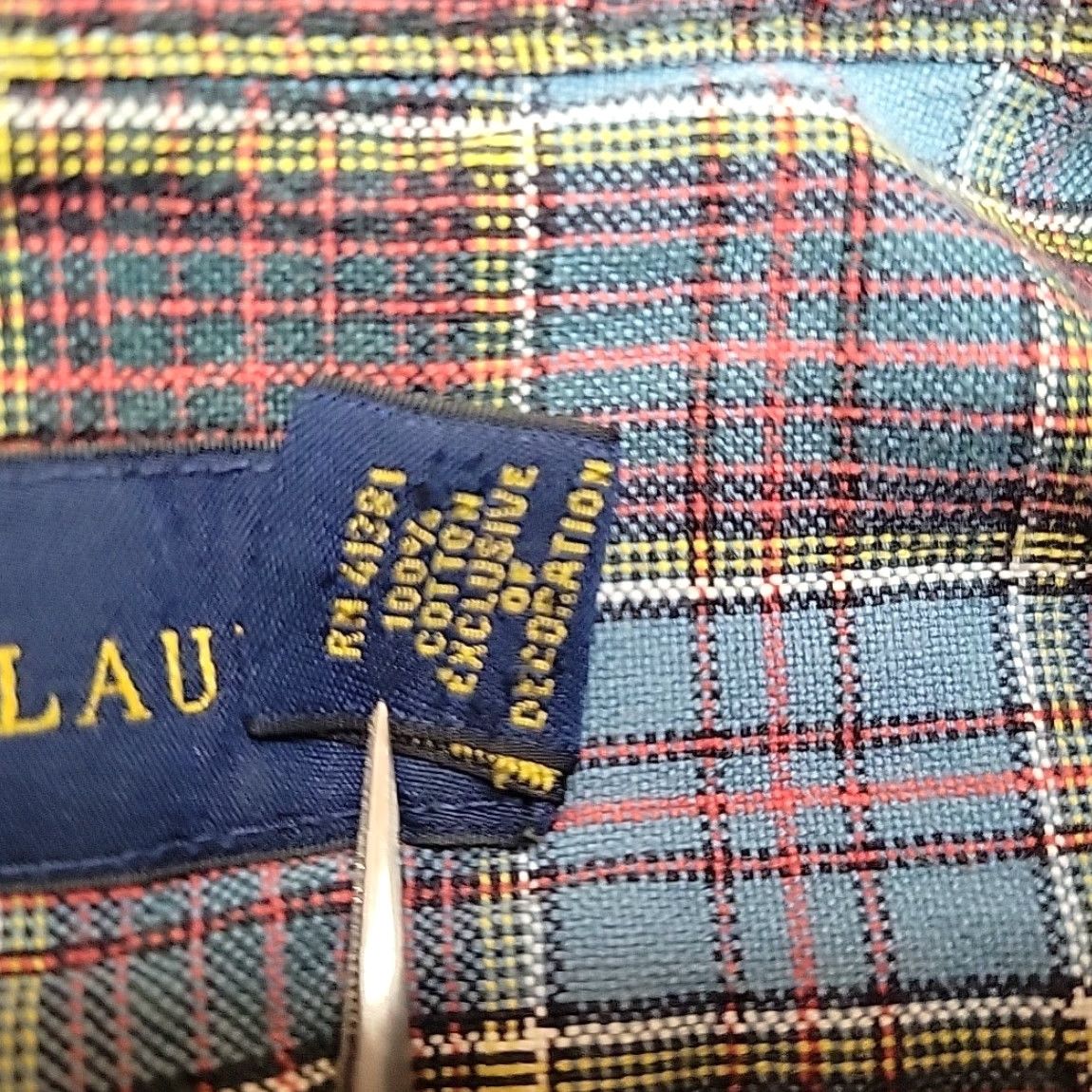 Ralph Lauren Ralph Lauren Shirt Mens XL Multicolor Plaid Cotton Button Down Classic Preppy Size US XL / EU 56 / 4 - 4 Thumbnail