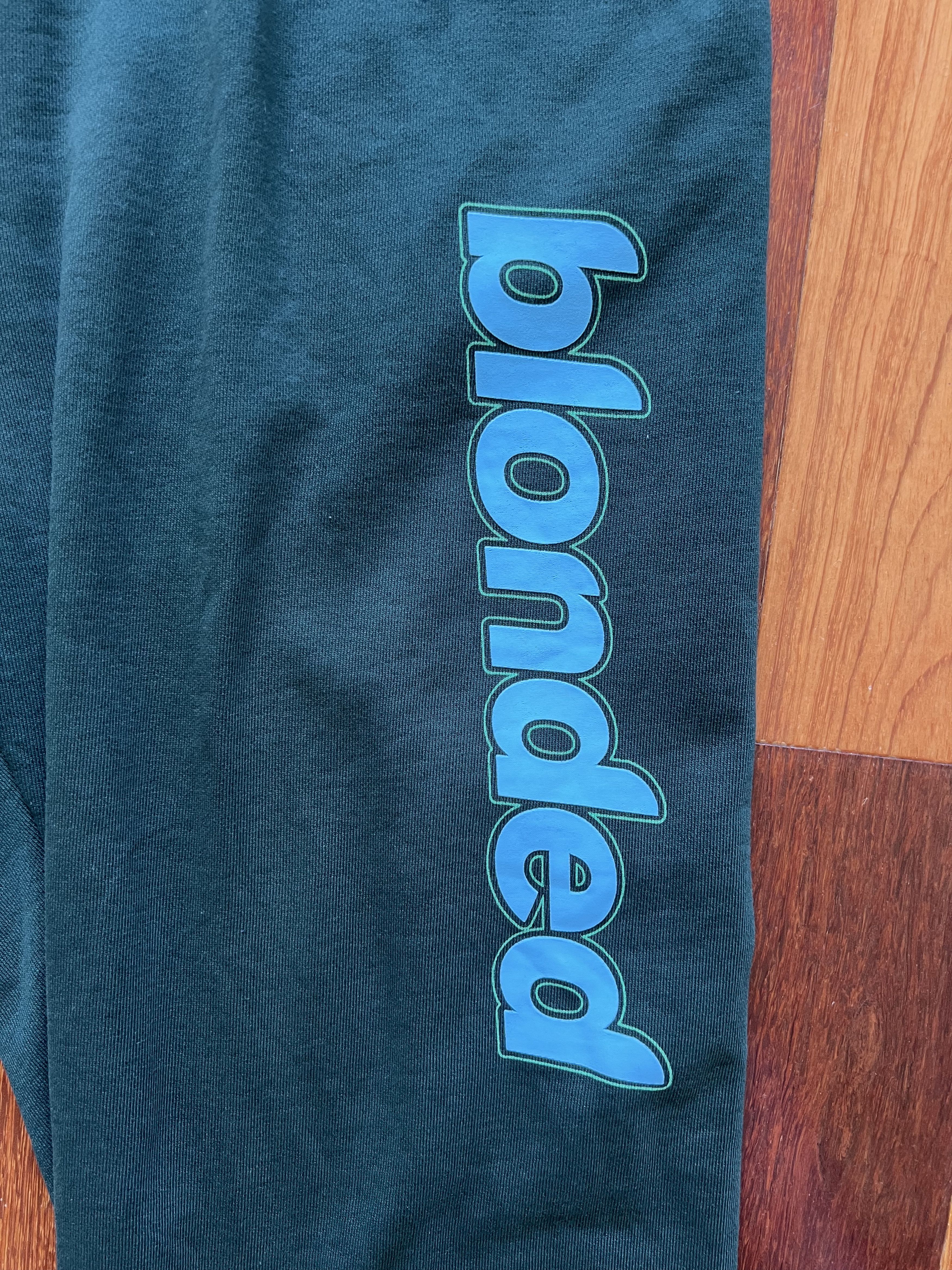 Frank Ocean 💚 2020 Frank Ocean Blonded Logo Sweatpants Green Large NEW Size US 34 / EU 50 - 5 Thumbnail
