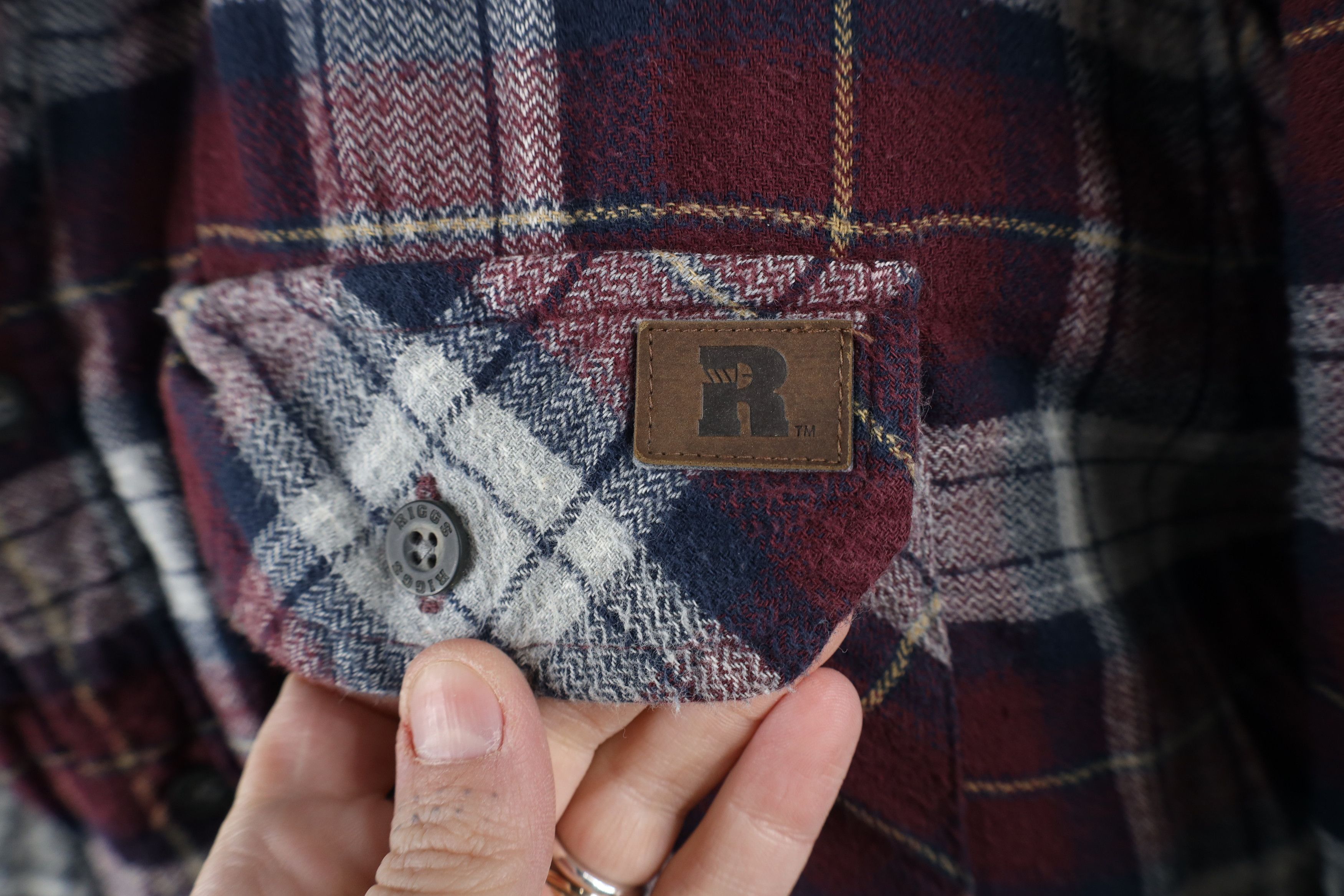 Vintage × Wrangler Vintage Wrangler Hooded Flannel Shirt Jacket Jac Shirt Size US XXL / EU 58 / 5 - 4 Thumbnail