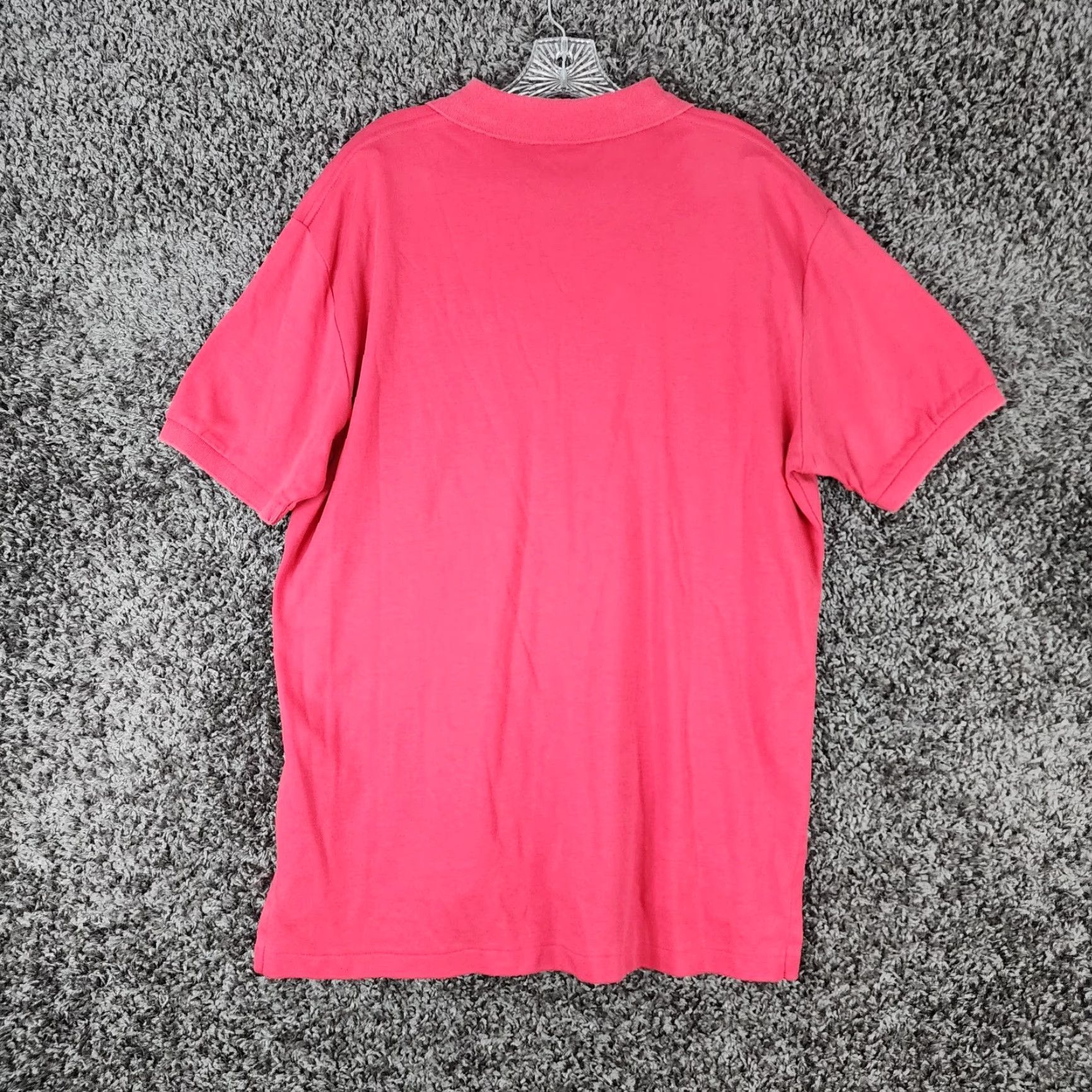Polo Ralph Lauren Polo Ralph Lauren Mens Pink Short Sleeve Cotton Polo Size L Size US L / EU 52-54 / 3 - 6 Thumbnail