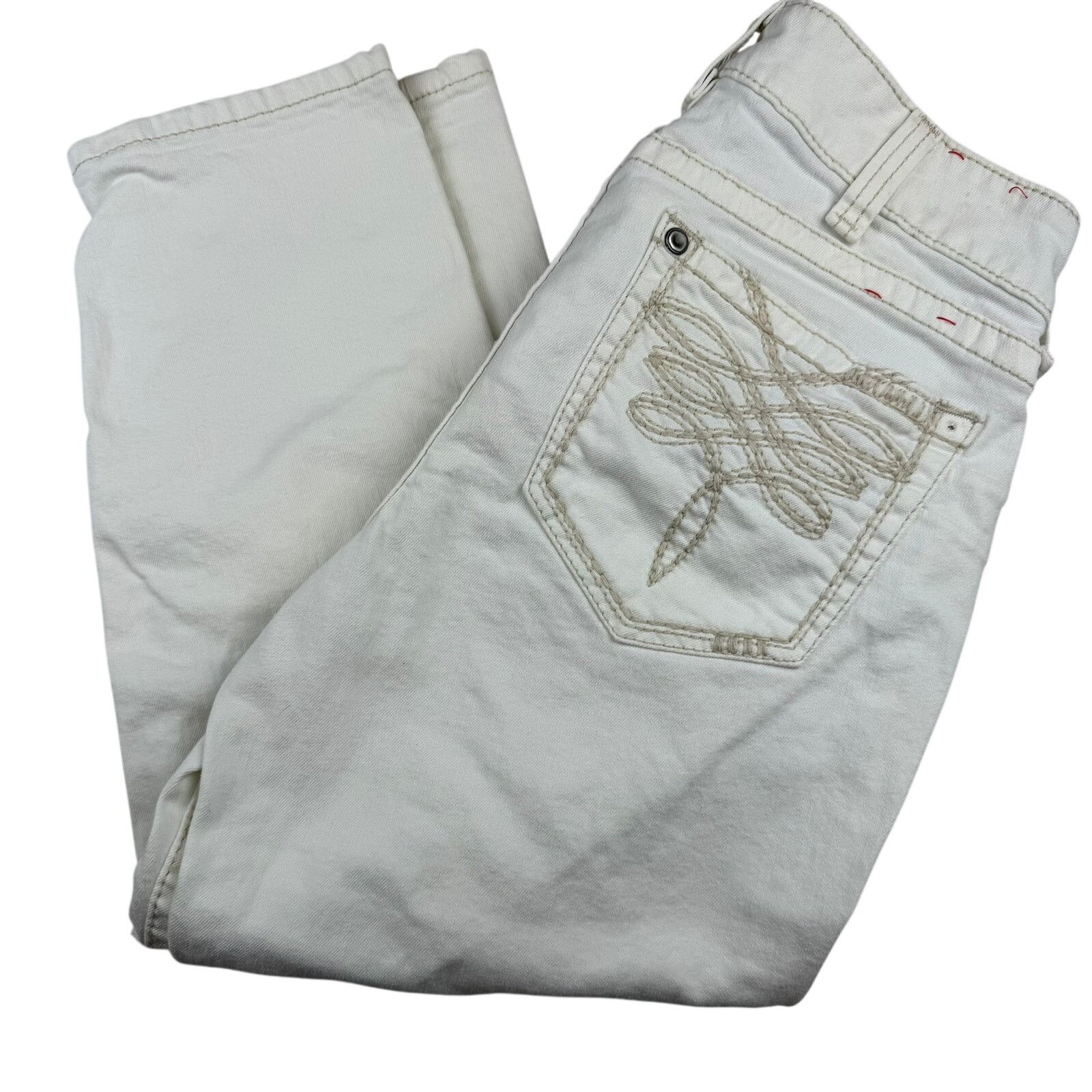 Ariat Ariat REAL Denim White Jeans Women's Size 30R Size 30" / US 8 / IT 44 - 1 Thumbnail