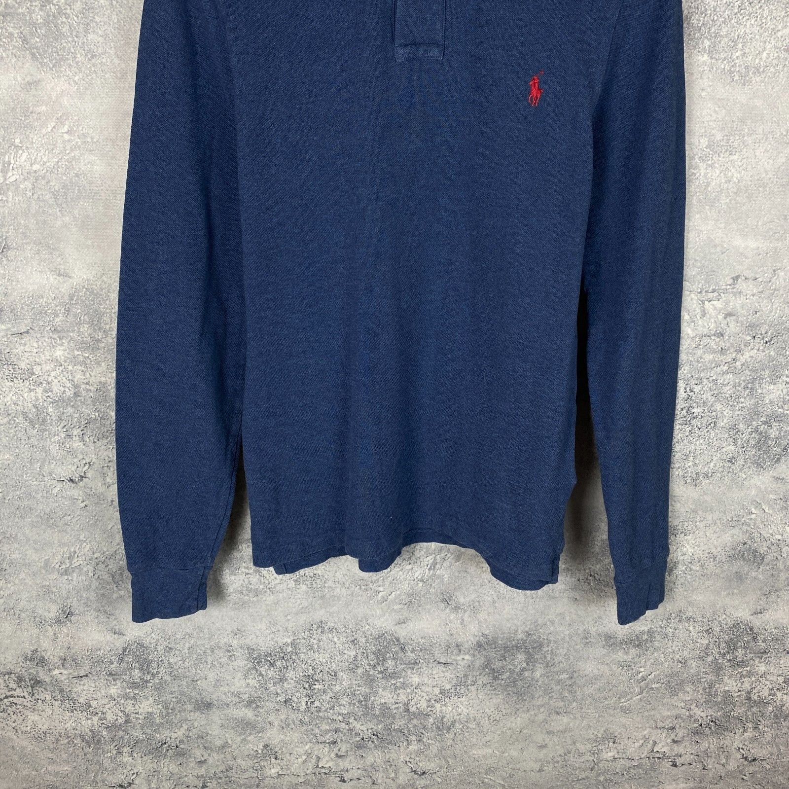 Polo Ralph Lauren Polo Ralph Lauren Polo Longsleeve Men's Size S Blue` Size US S / EU 44-46 / 1 - 3 Thumbnail