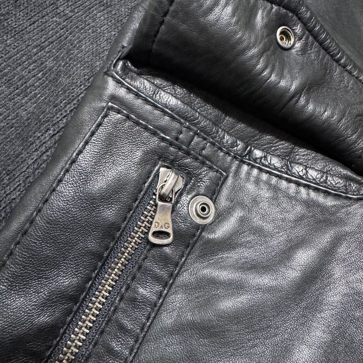 Dolce & Gabbana Dolce & Gabbana Leather Jacket Hybrid Patina Size US M / EU 48-50 / 2 - 9 Thumbnail