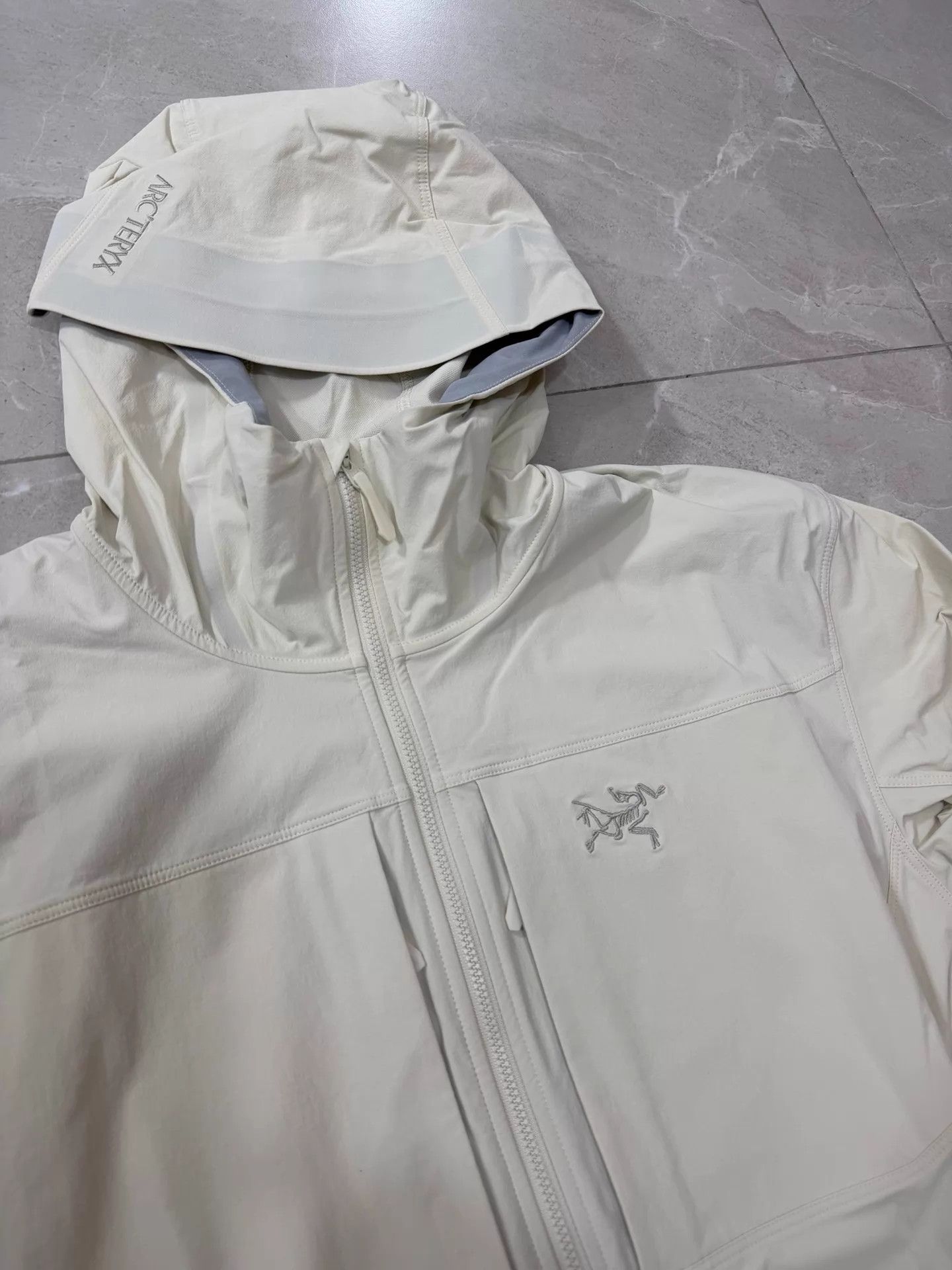 Arc'teryx Arcteryx Gamma Hoody Men's Sea Salt Half-Zip Softshell Size US M / EU 48-50 / 2 - 2 Thumbnail