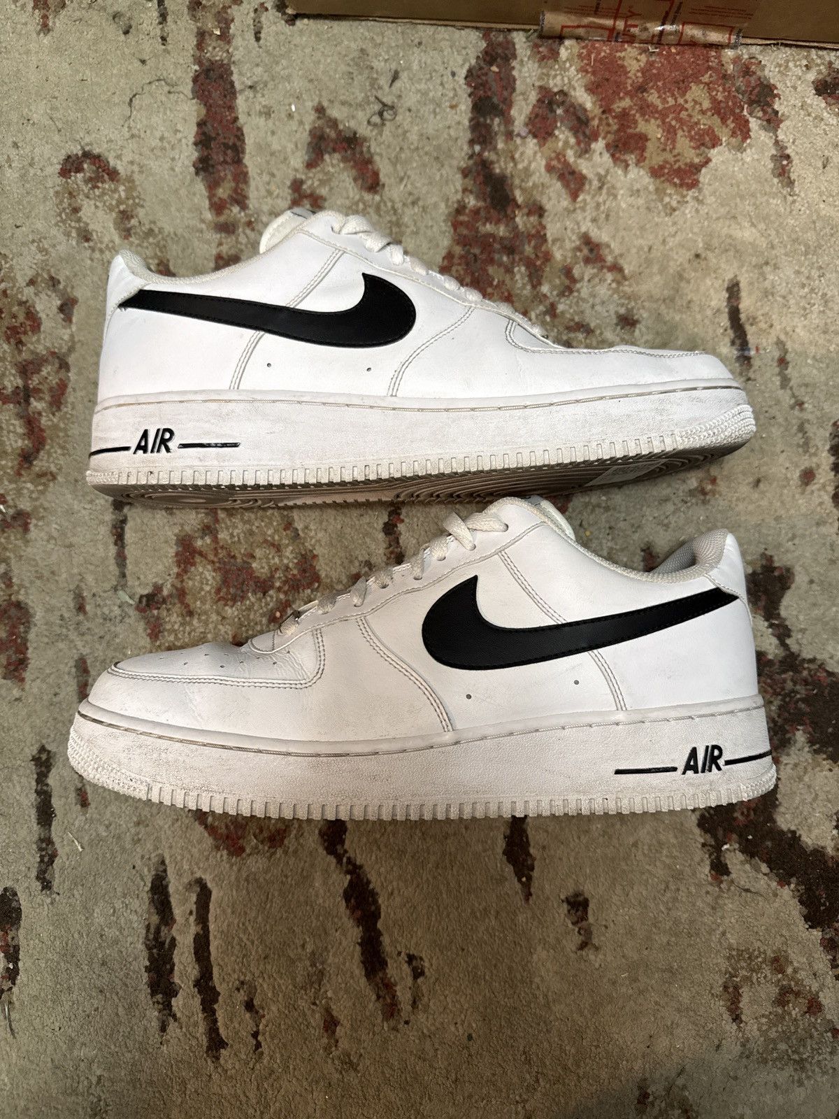 Nike Nike Air Force 1 ‘07 AN20 white/black, size 12, gently used Size US 12 / EU 45 - 3 Thumbnail
