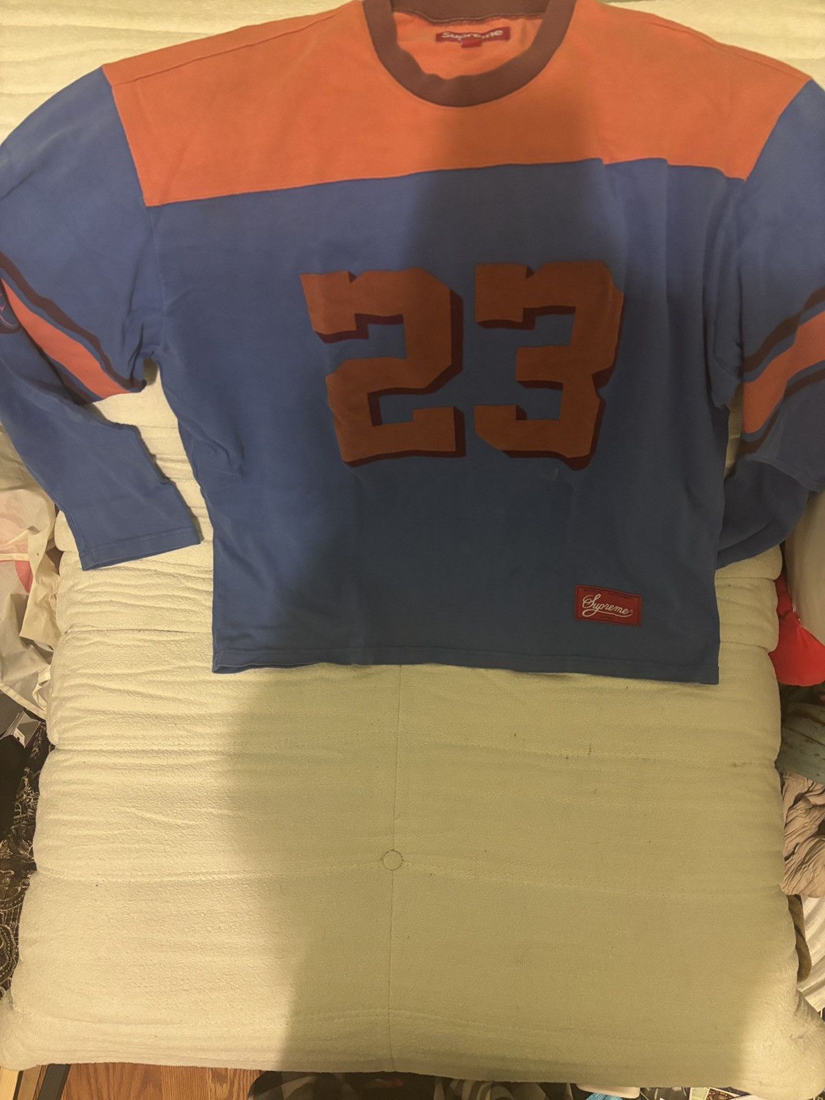 Supreme Supreme Bumblebee Football Top Size US L / EU 52-54 / 3 - 1 Thumbnail