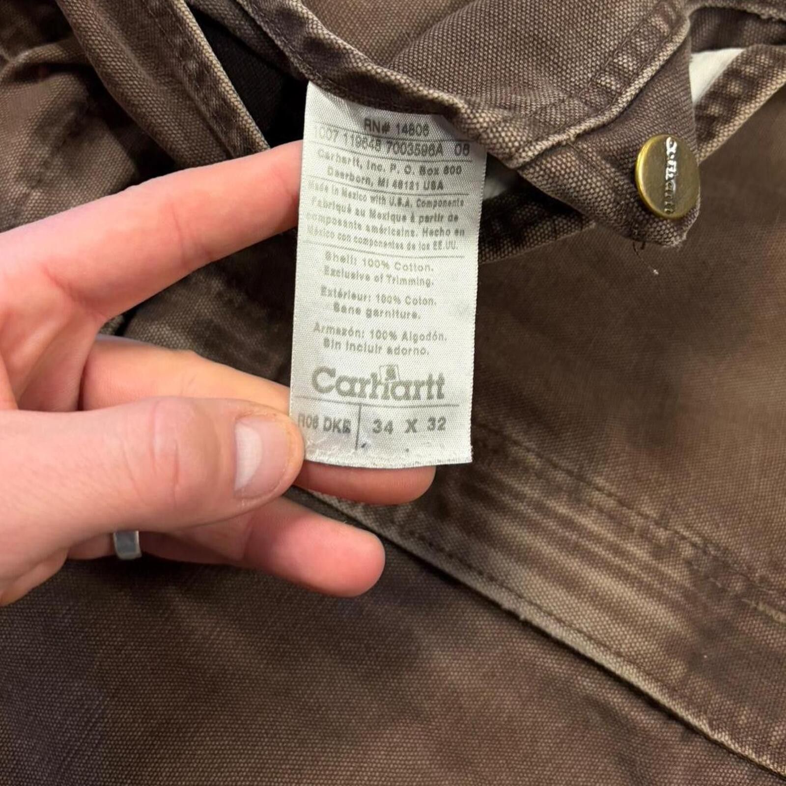 Carhartt Vintage Mocha Carhartt Overalls Size US 34 / EU 50 - 5 Thumbnail