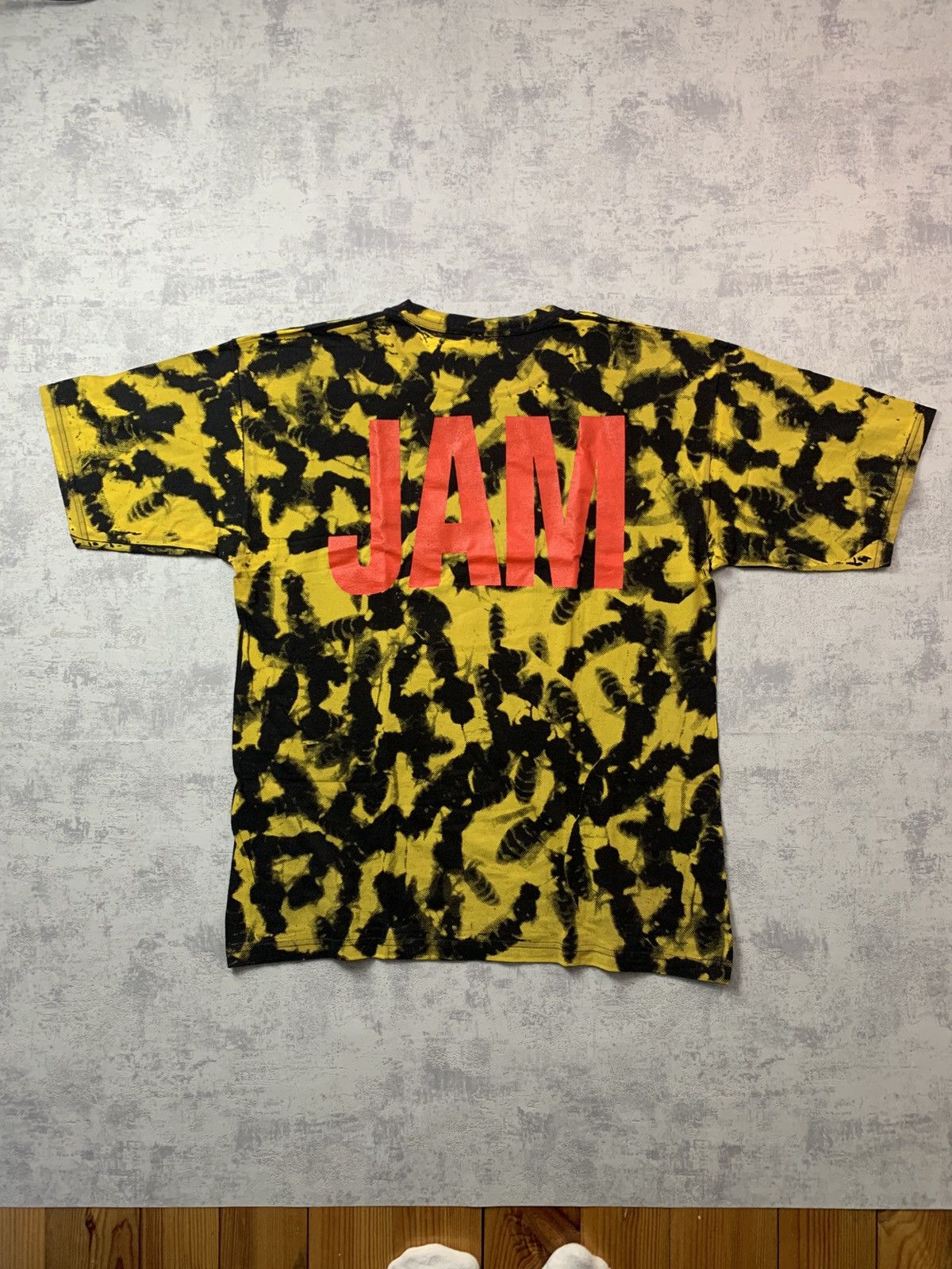 Band Tees × Vintage Vintage 90's LITTLE ANGELS JAM Album All Over Print Band Tee Size US XL / EU 56 / 4 - 8 Thumbnail