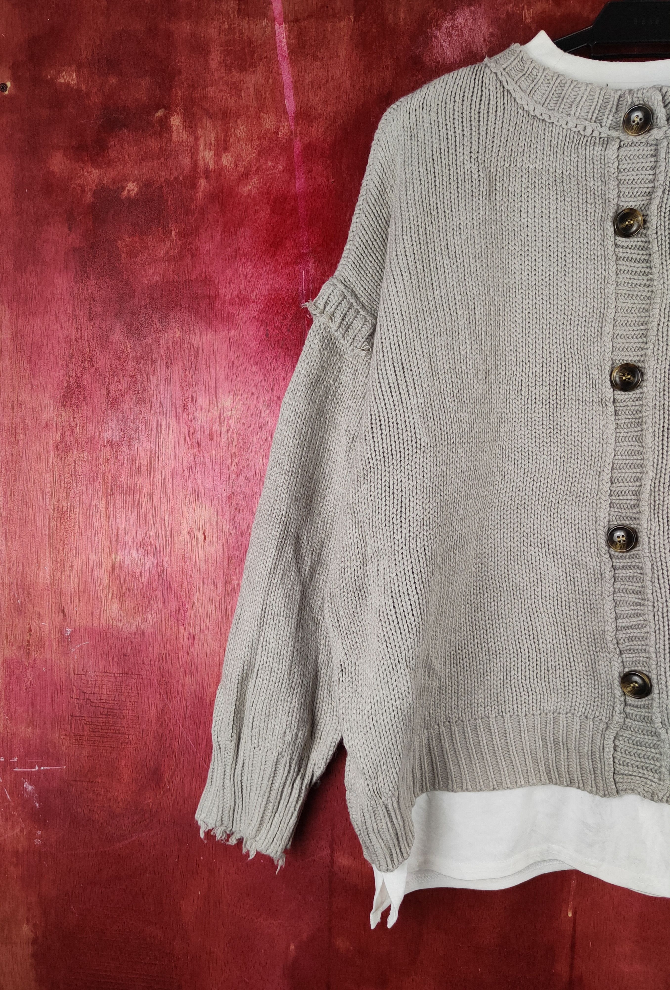 Japanese Brand × Vintage Sureve Dark Gray Knitwear Sweatshirts #S2346 Size US L / EU 52-54 / 3 - 9 Thumbnail