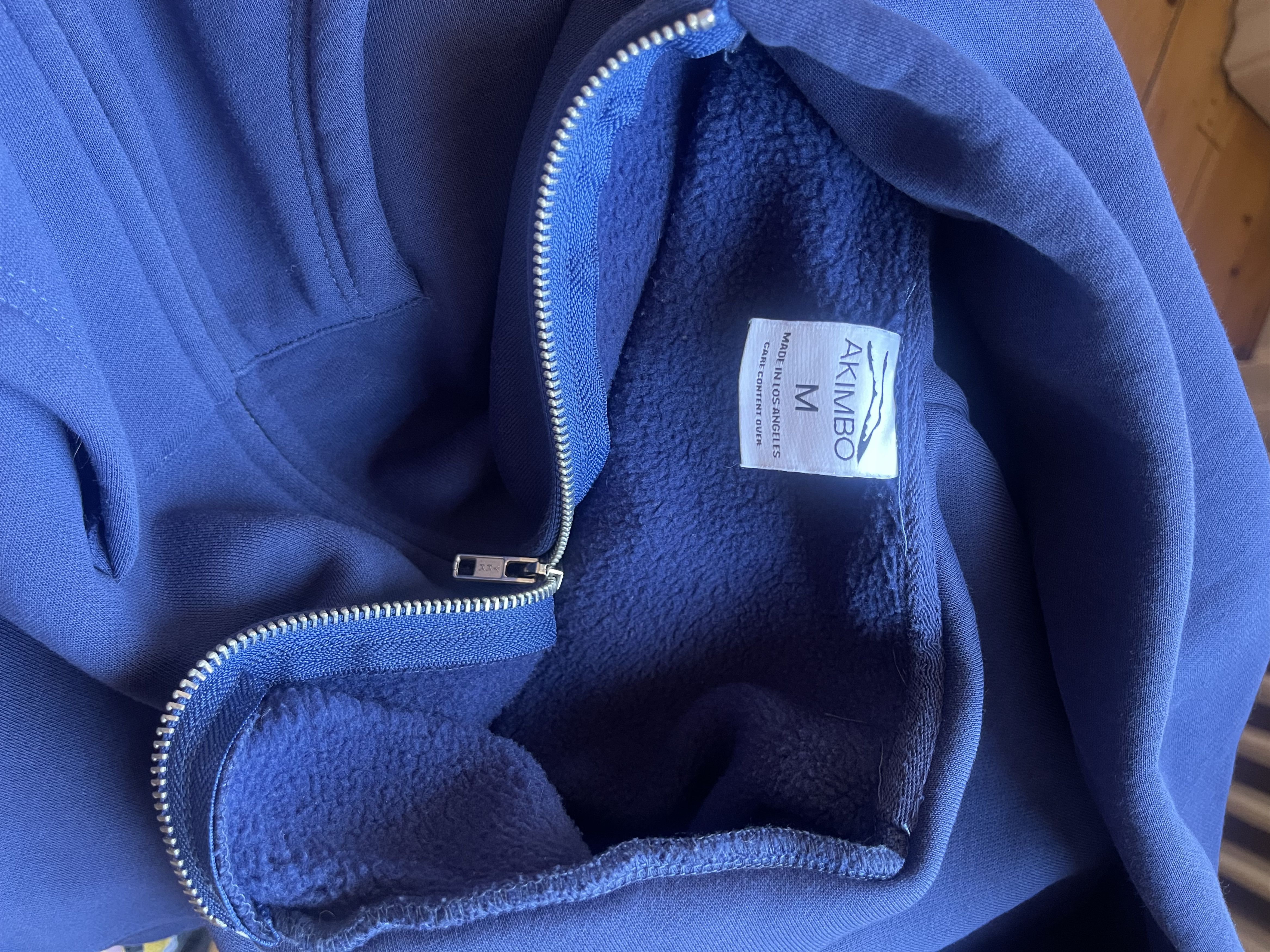 “NY NOODLE AKIMBO Zip Up Hoodie