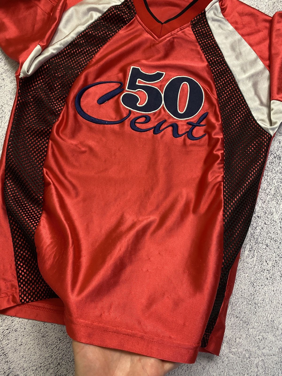 50 Cent × Rap Tees × Vintage Vintage 50 Cent Rap Tees Jersey T Shirt USA Size US S / EU 44-46 / 1 - 8 Thumbnail