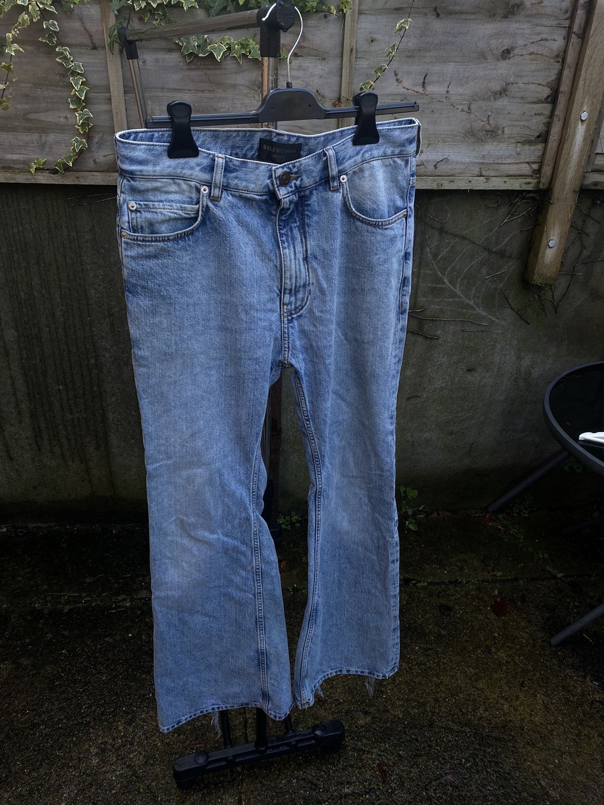 Balenciaga unisex flare denim 2024